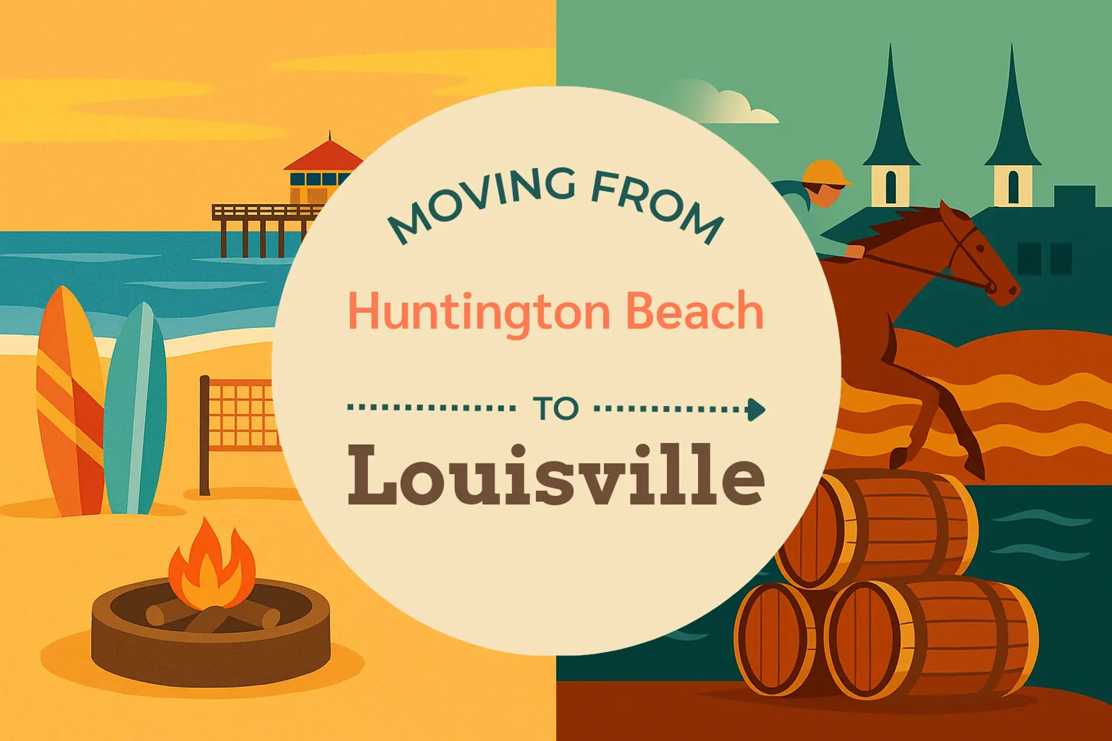 Side-by-side comparison of Huntington Beach to Louisville moving companies