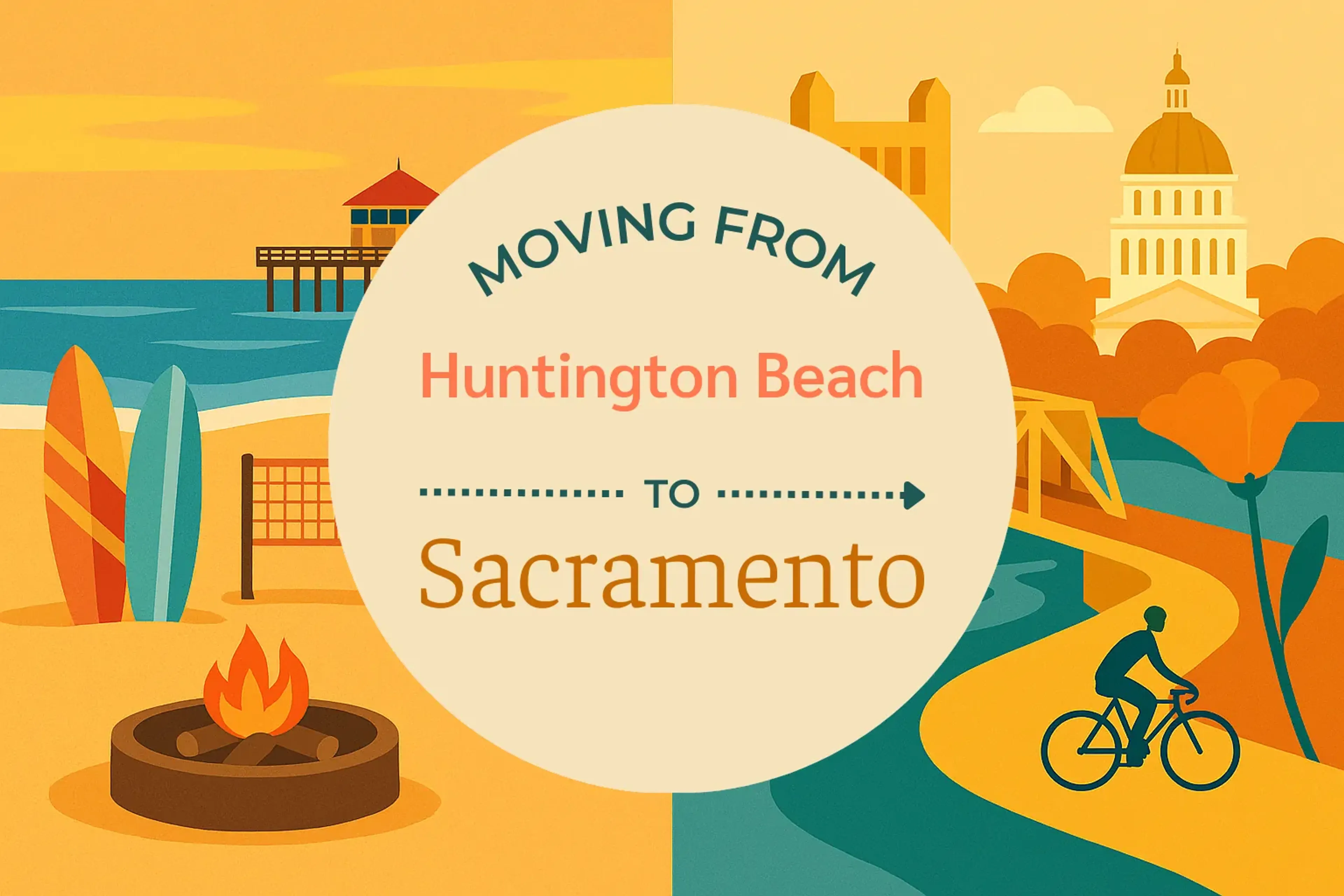 Huntington Beach to Sacramento featured image