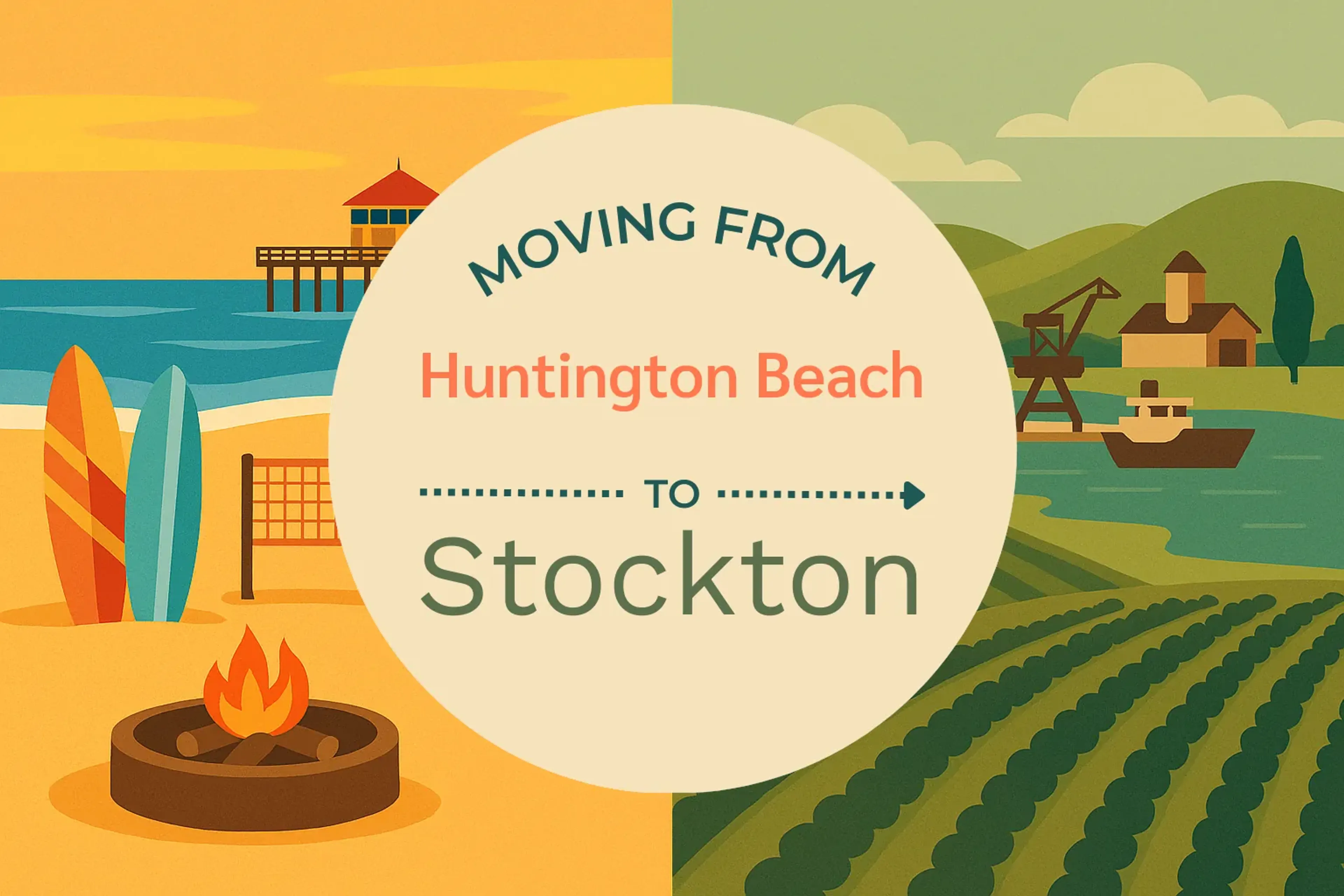 Huntington Beach to Stockton featured image