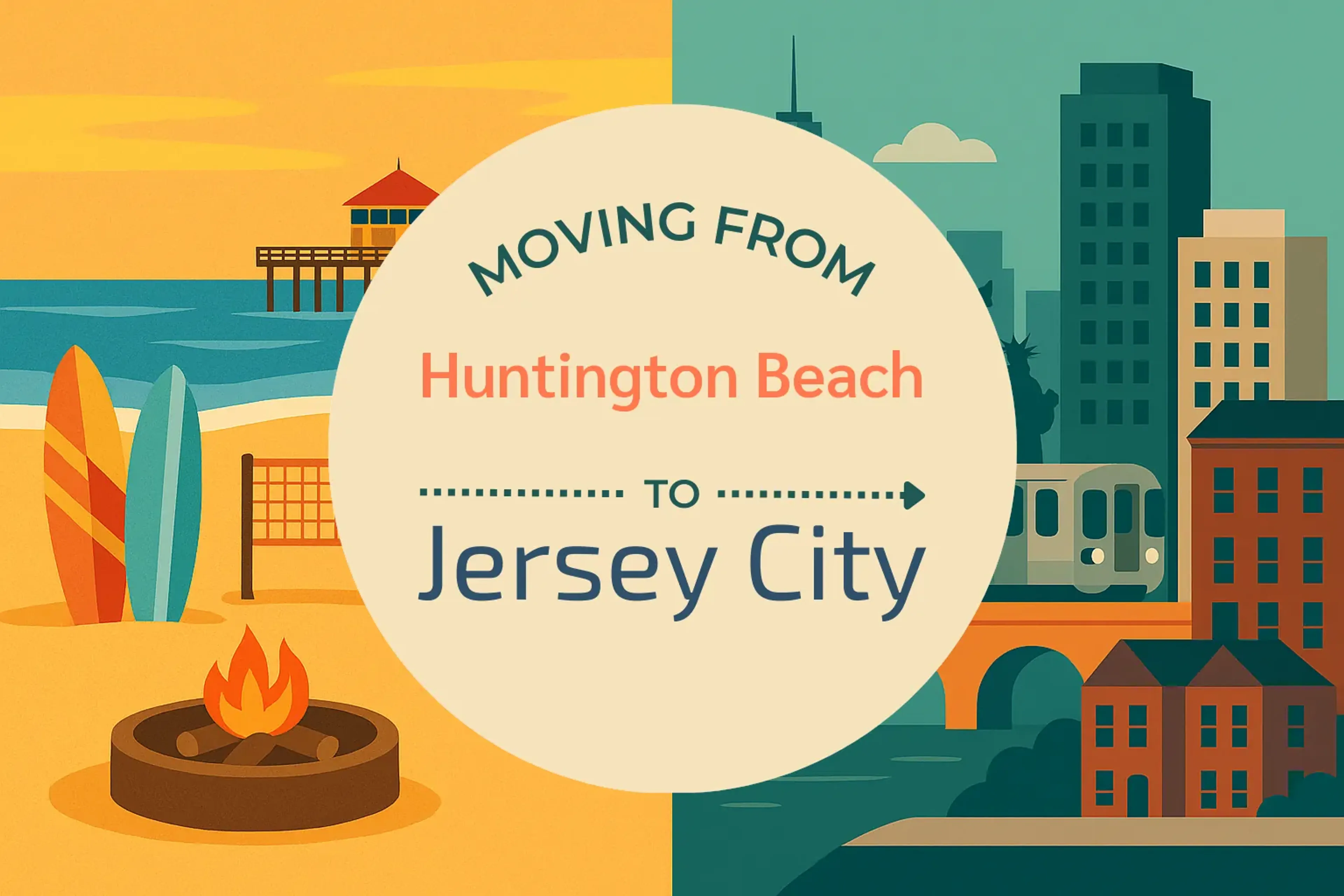 Side-by-side comparison of Huntington Beach to Jersey City moving companies