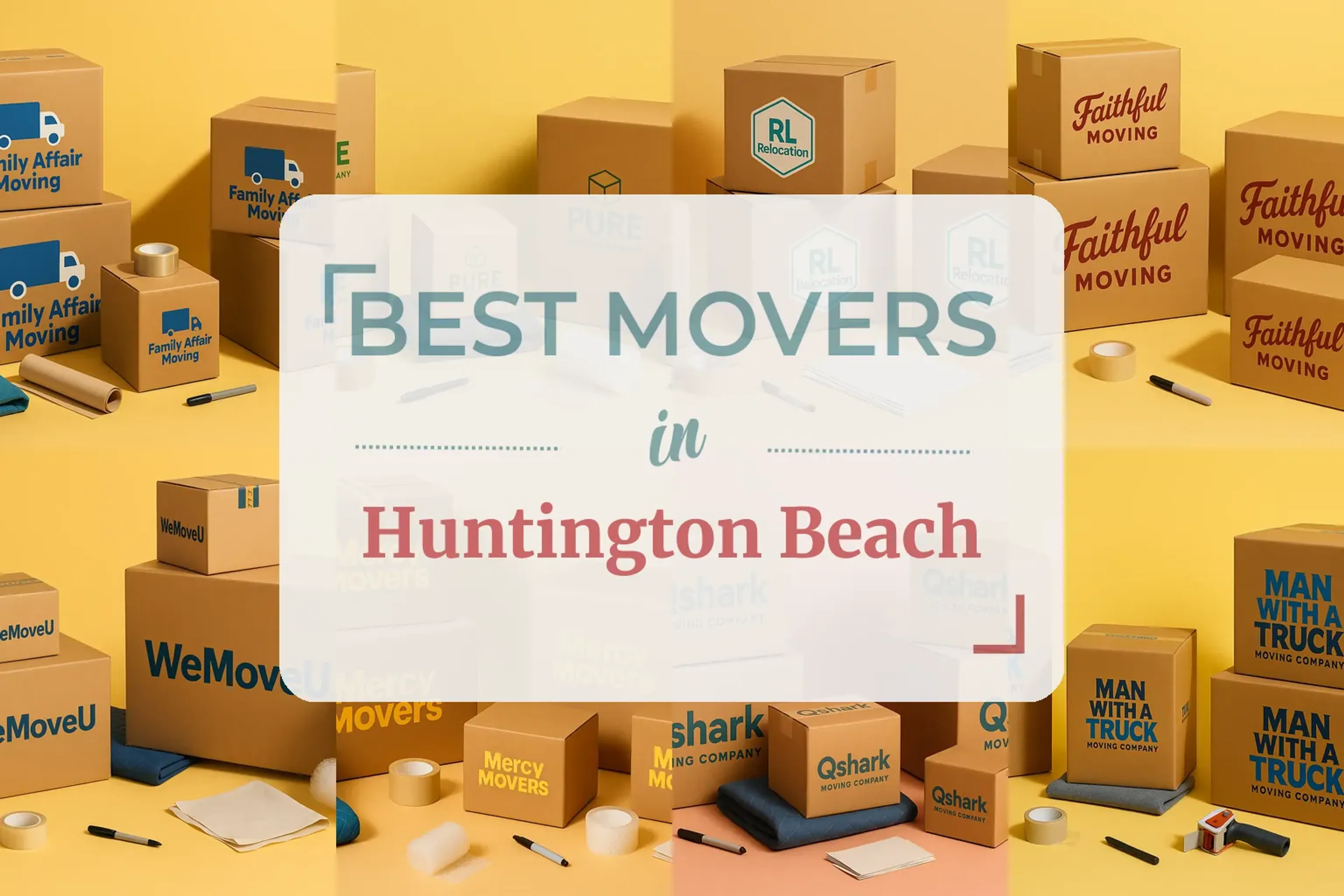 Side-by-side comparison of Huntington Beach moving companies
