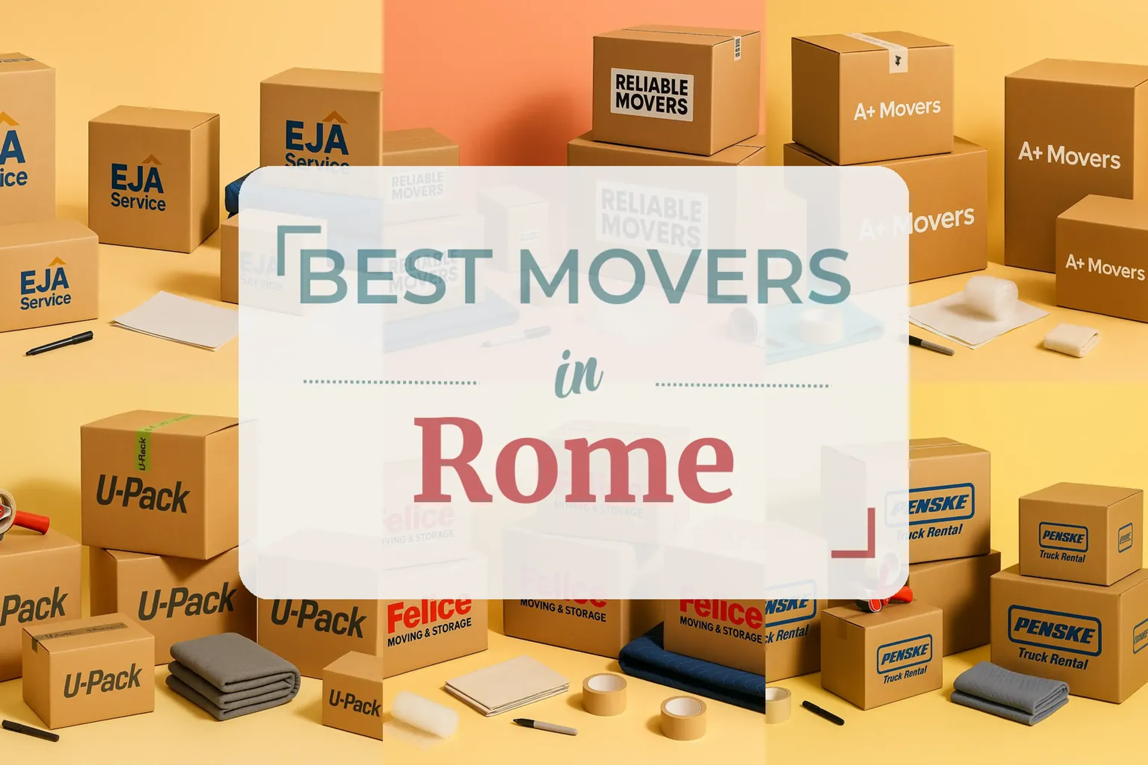 Side-by-side comparison of Rome moving companies