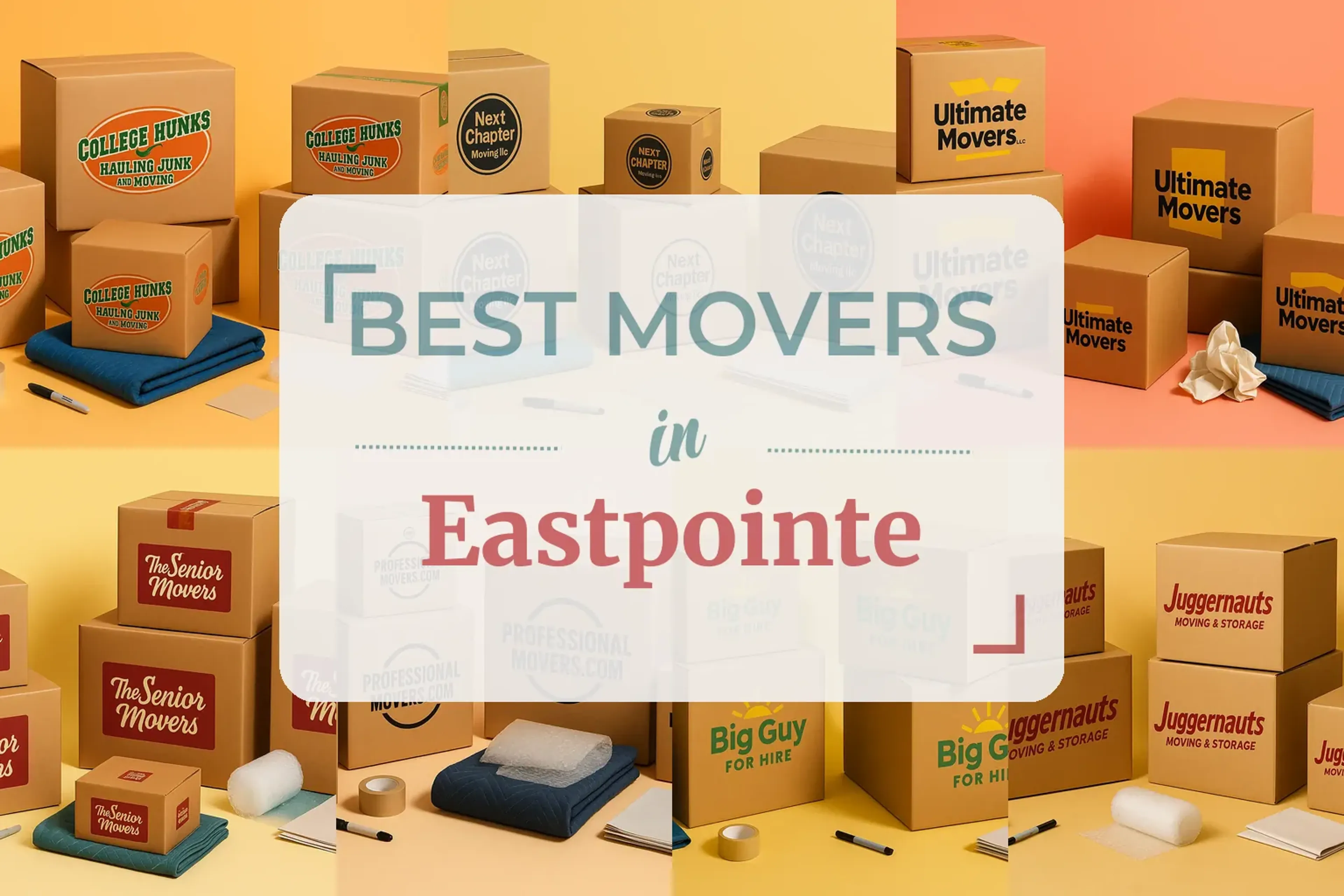 Side-by-side comparison of Eastpointe moving companies