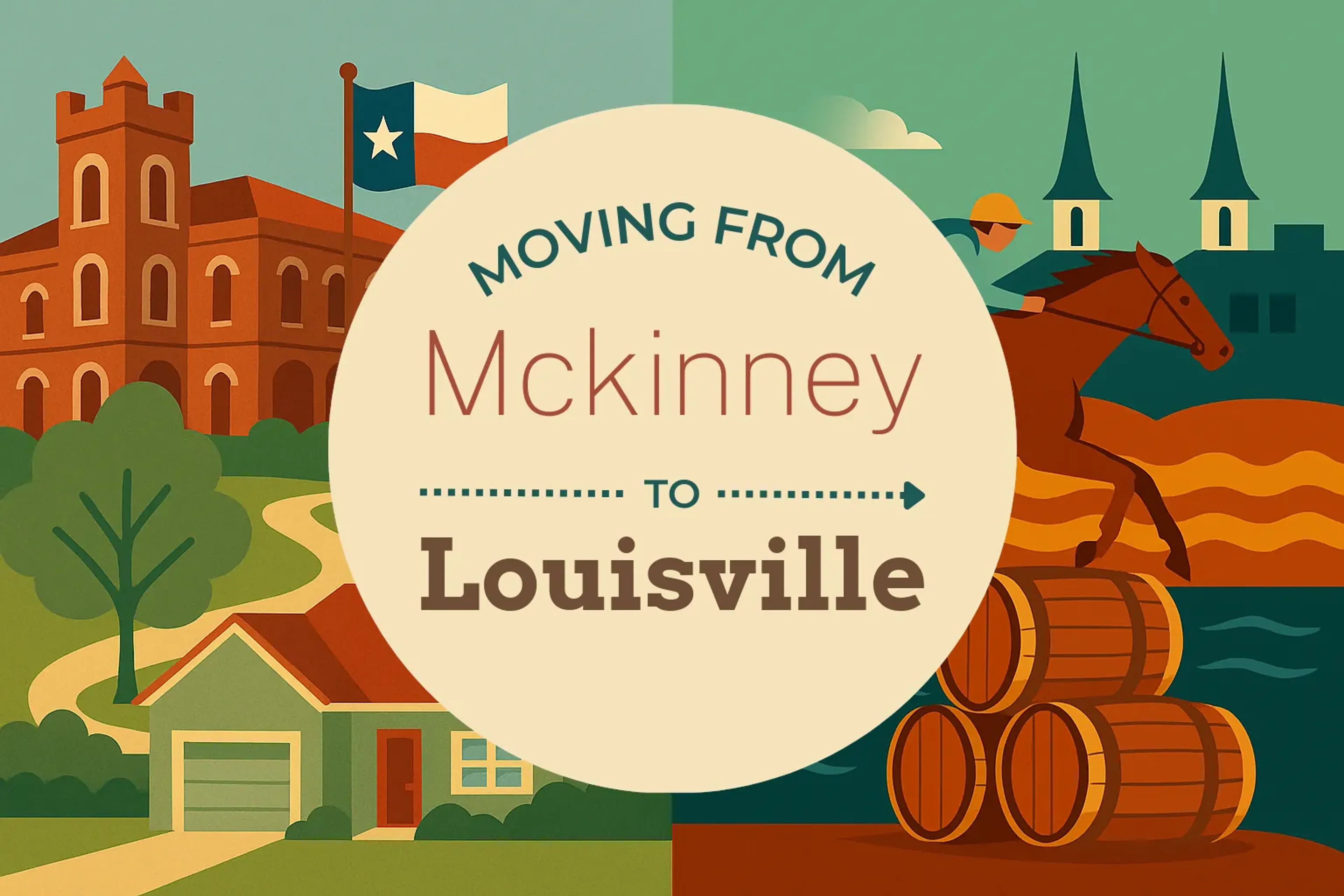 Side-by-side comparison of Mckinney to Louisville moving companies