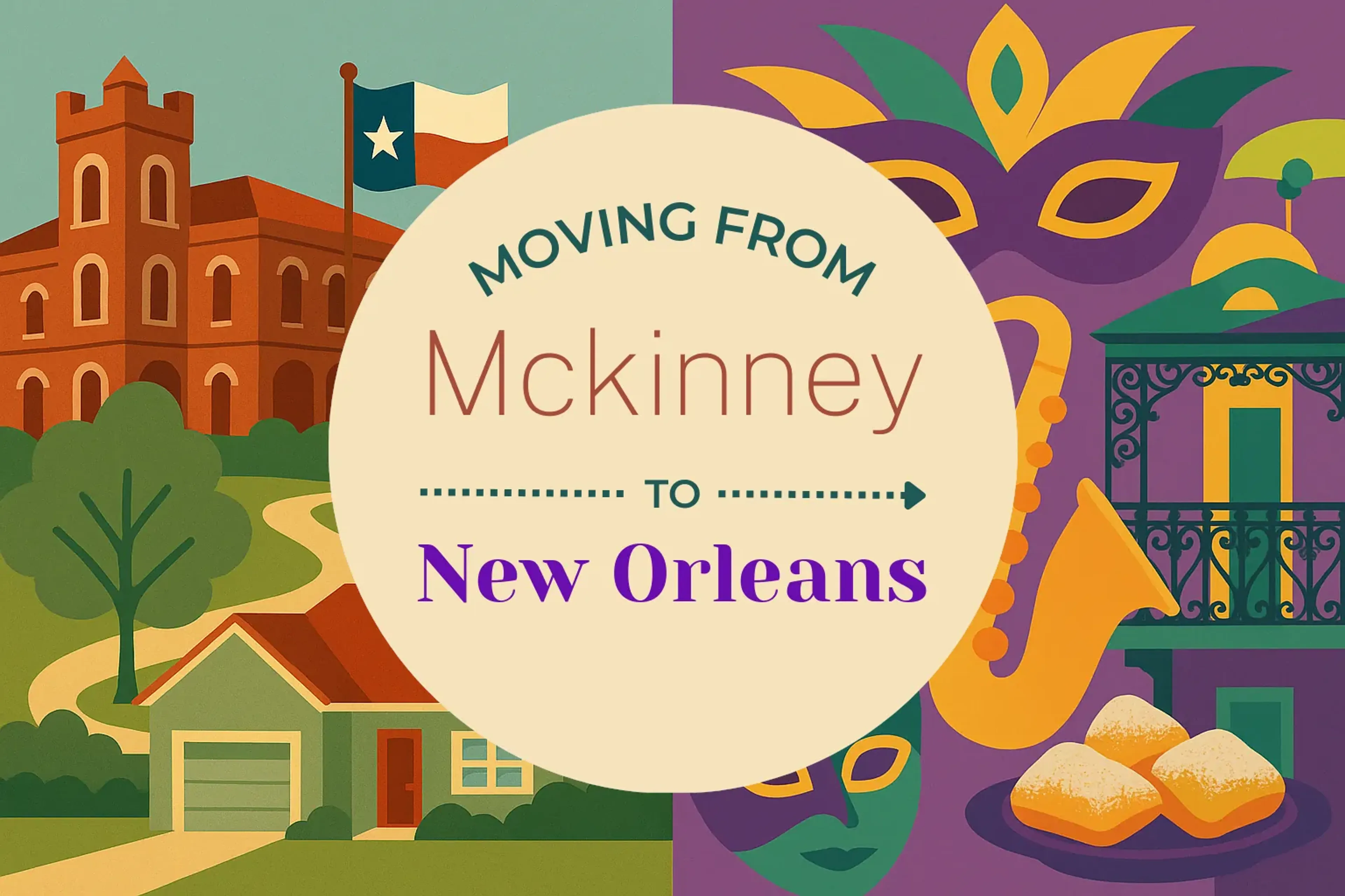Side-by-side comparison of Mckinney to New Orleans moving companies