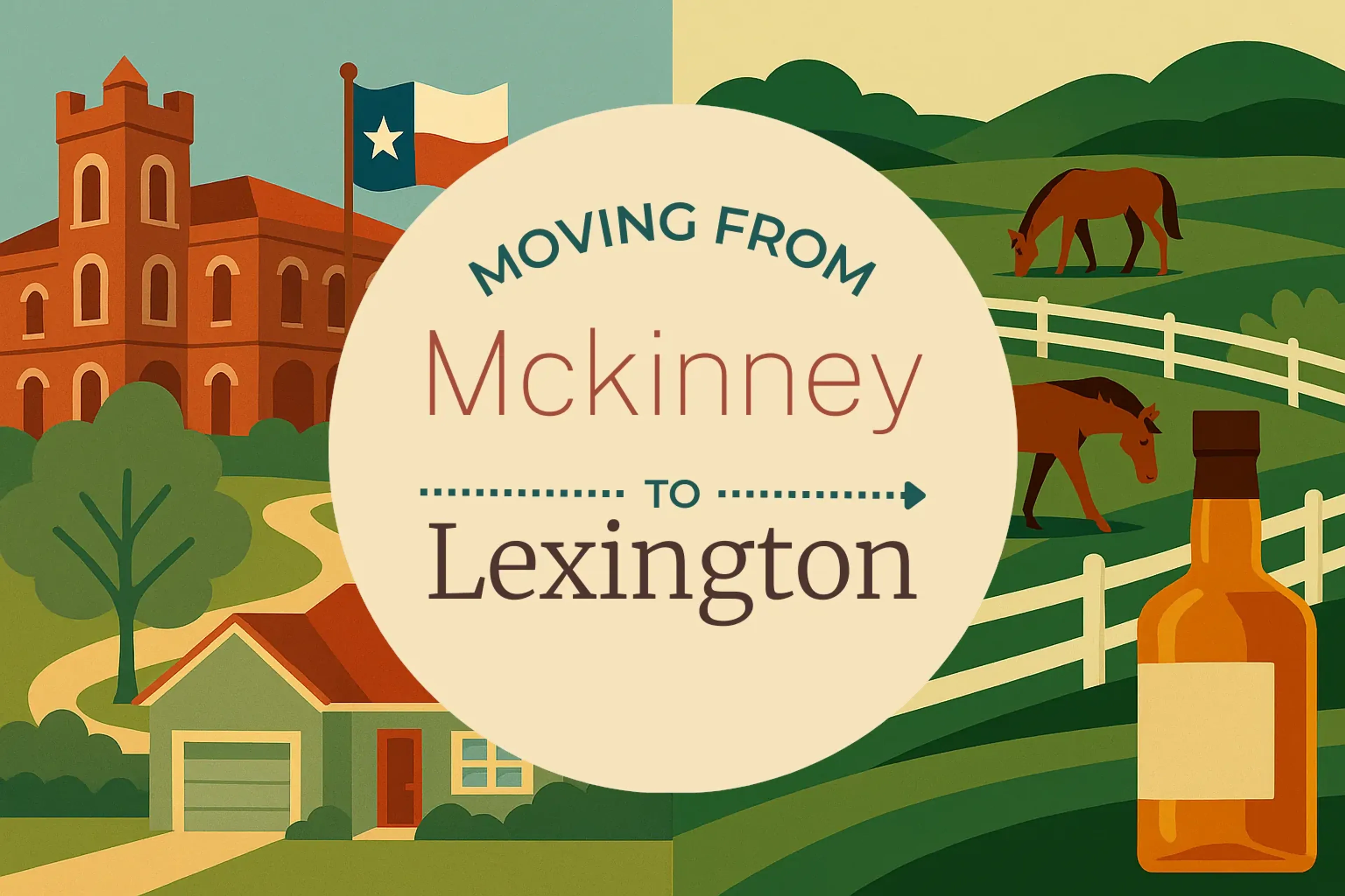 Side-by-side comparison of Mckinney to Lexington moving companies