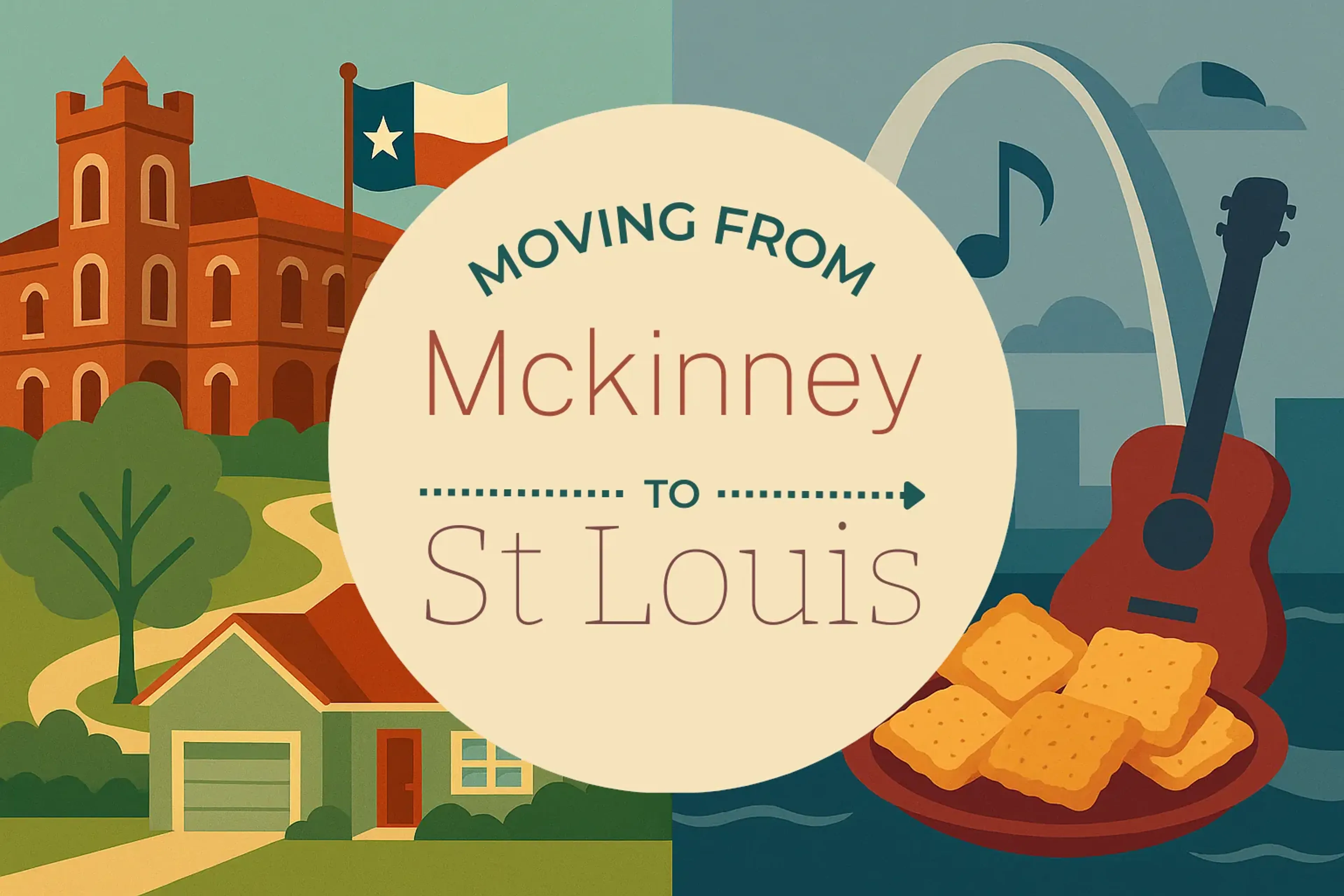 Side-by-side comparison of Mckinney to St. Louis moving companies