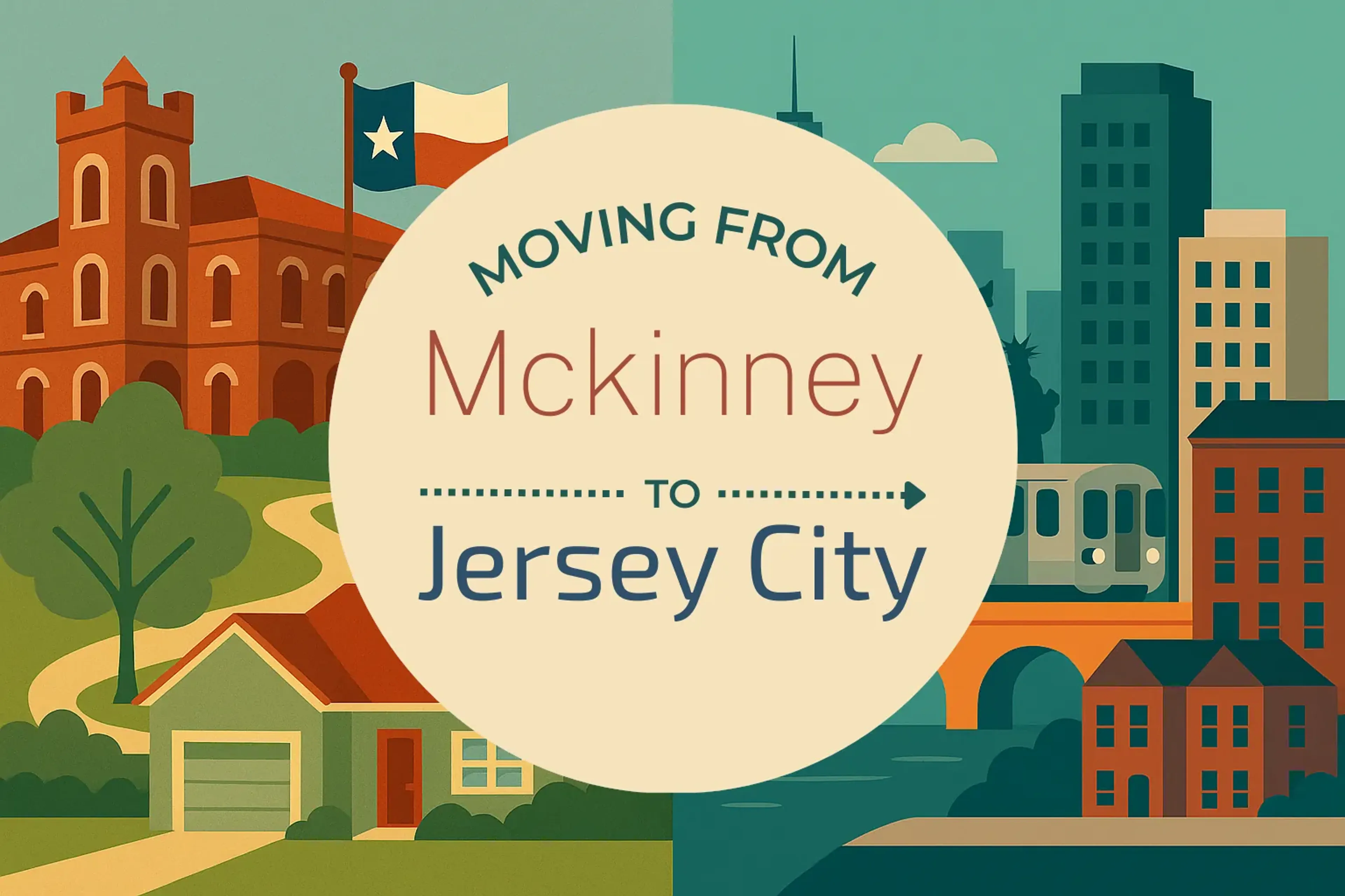 Side-by-side comparison of Mckinney to Jersey City moving companies