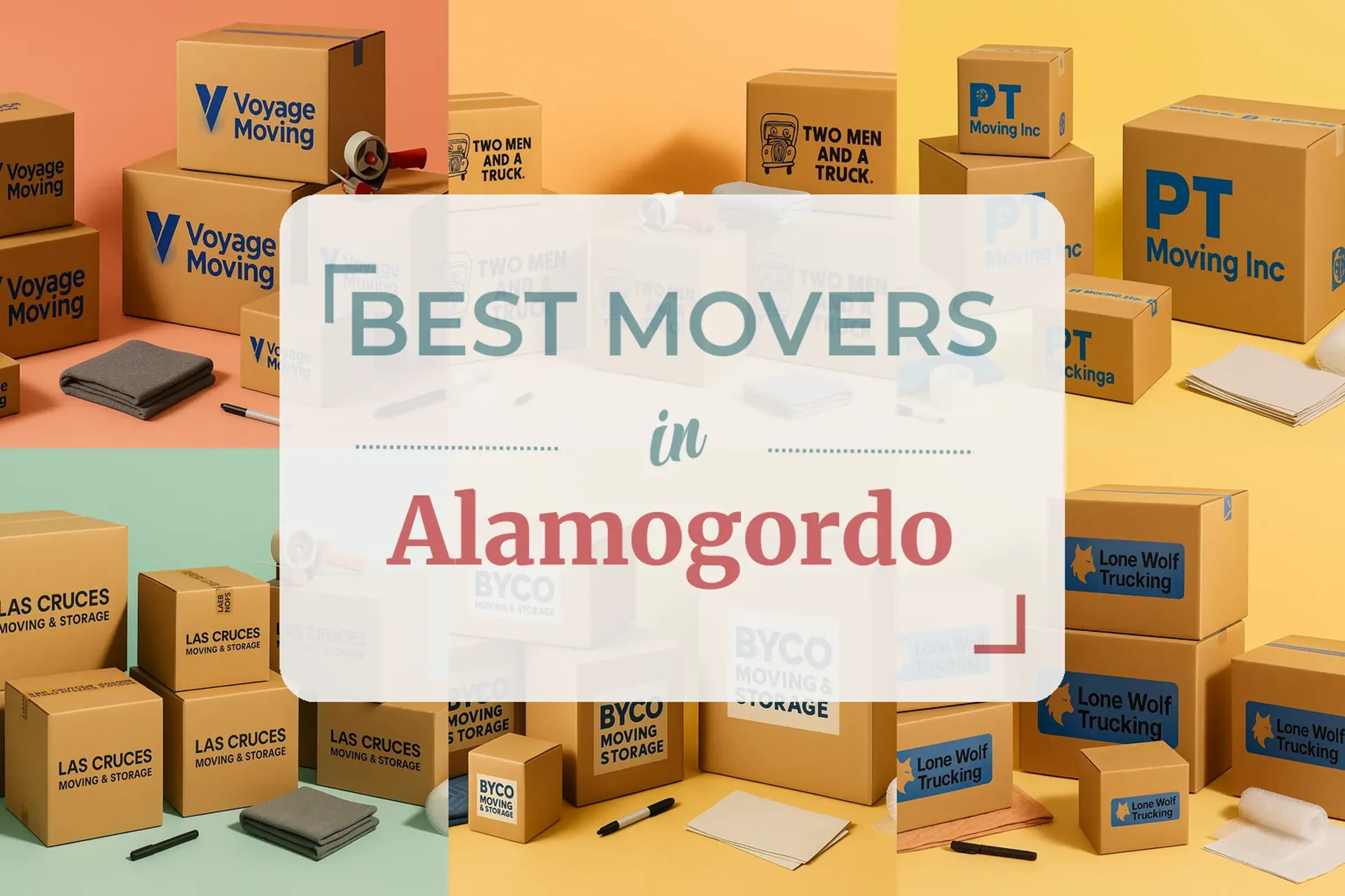 Side-by-side comparison of Alamogordo moving companies