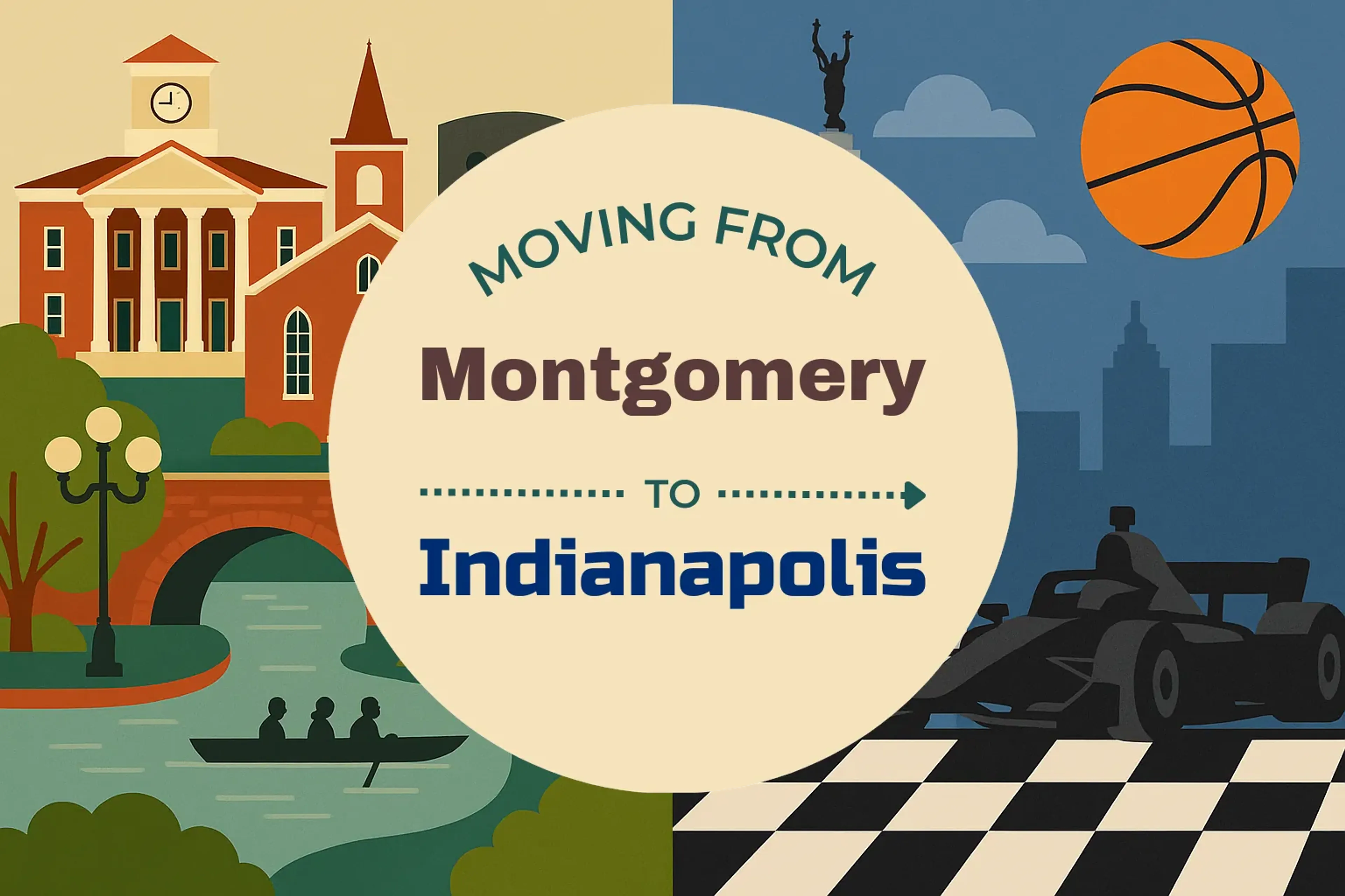 Side-by-side comparison of Montgomery to Indianapolis moving companies