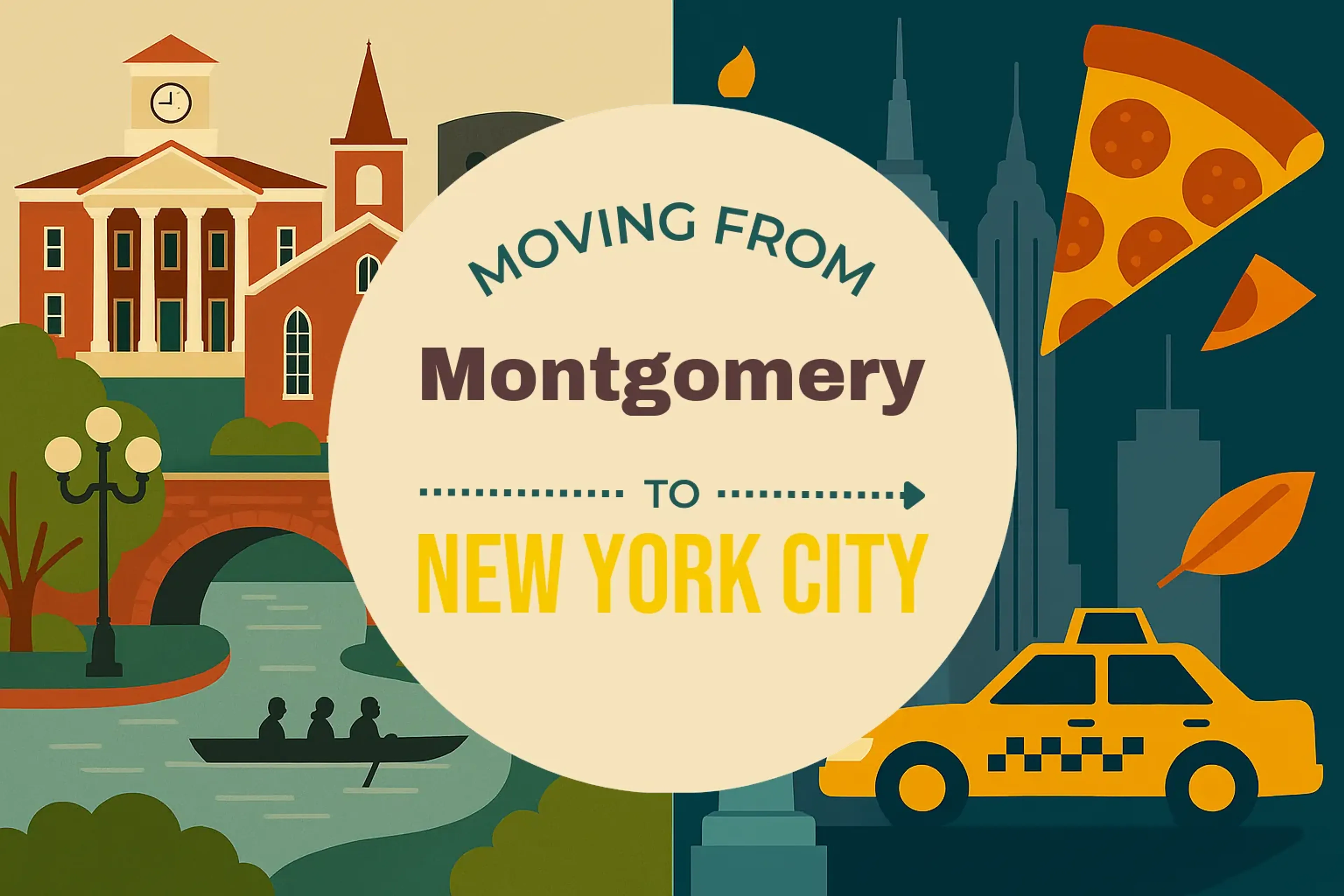 Side-by-side comparison of Montgomery to New York City moving companies