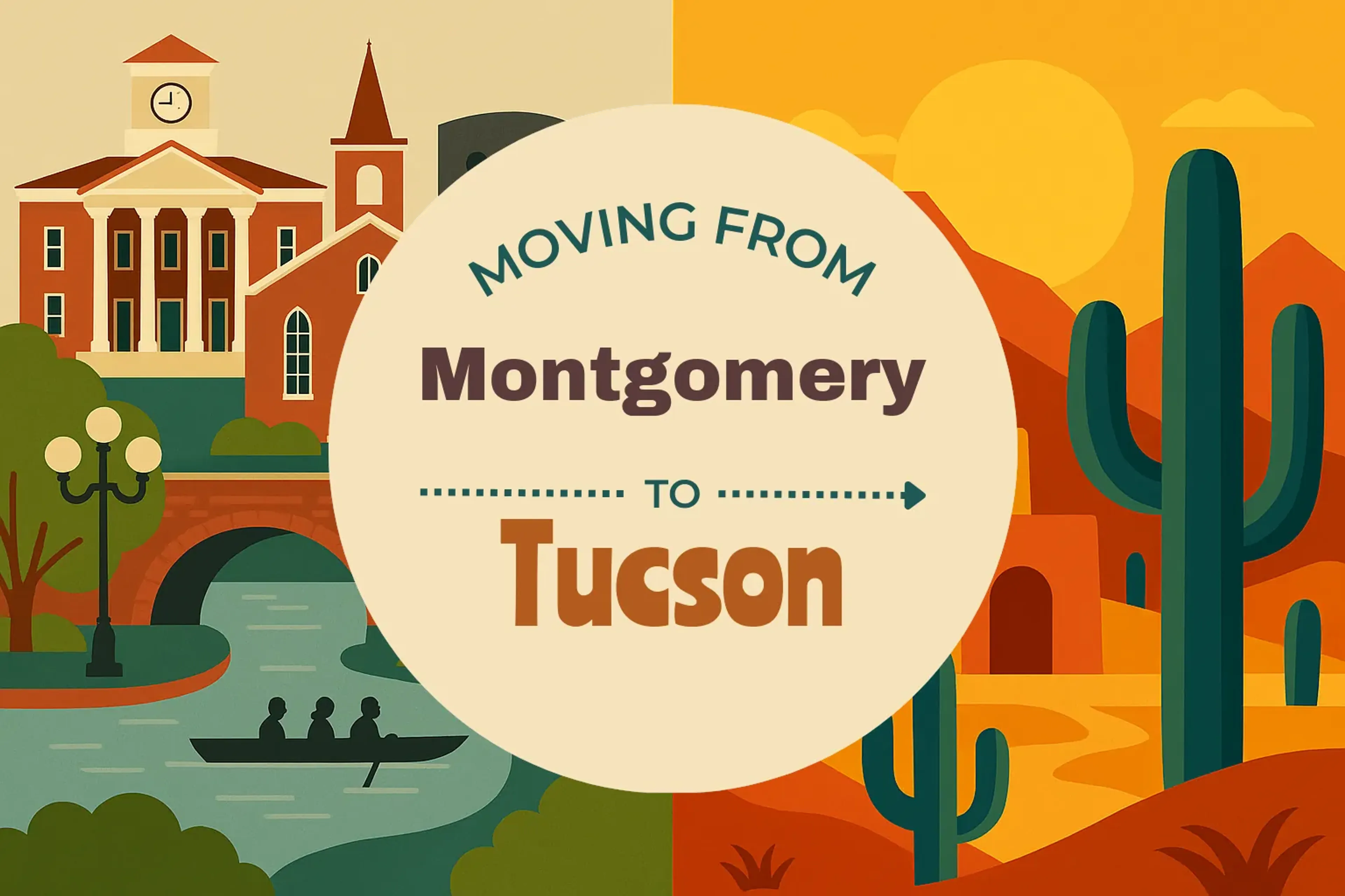 Side-by-side comparison of Montgomery to Tucson moving companies
