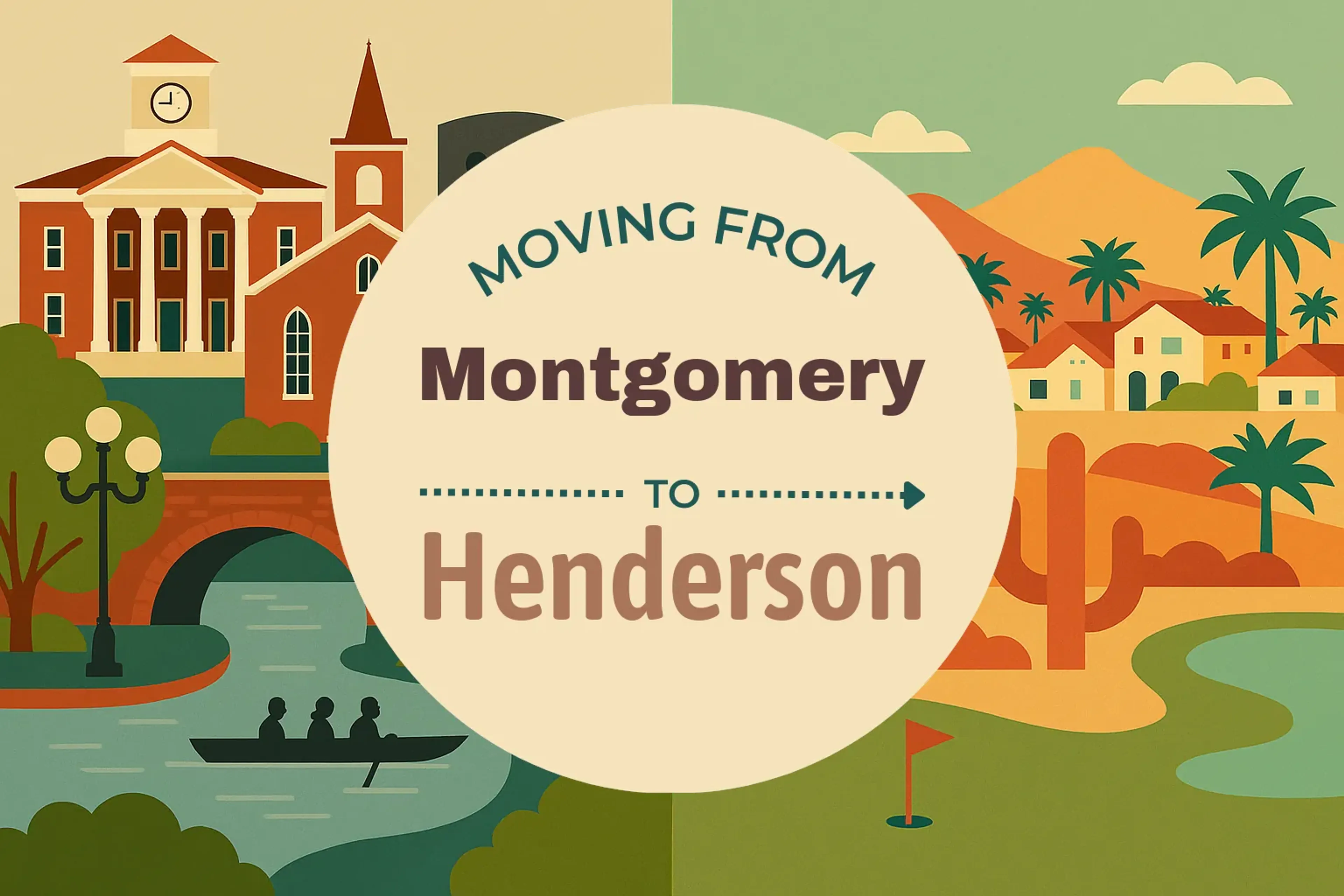 Side-by-side comparison of Montgomery to Henderson moving companies
