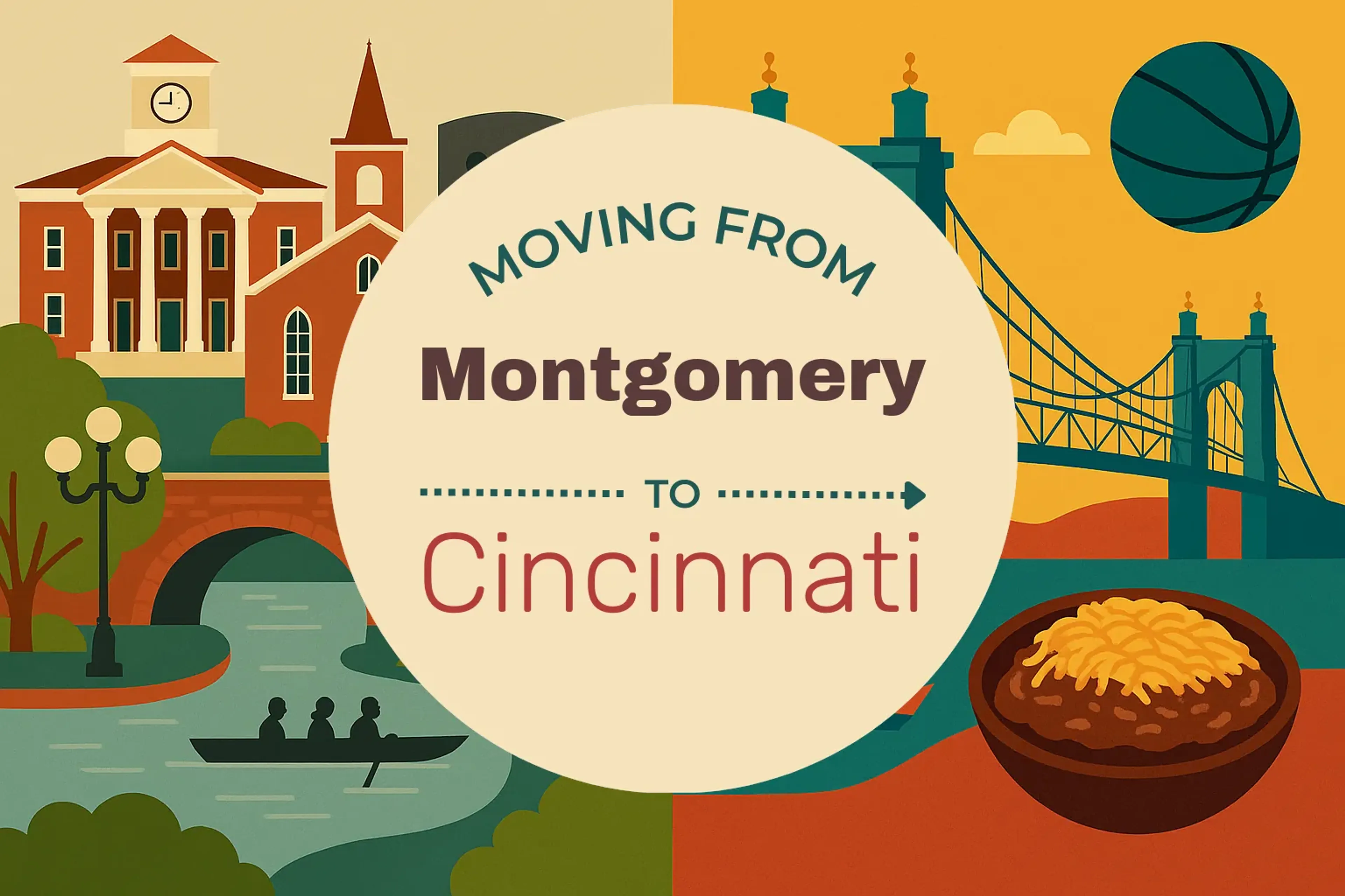 Side-by-side comparison of Montgomery to Cincinnati moving companies