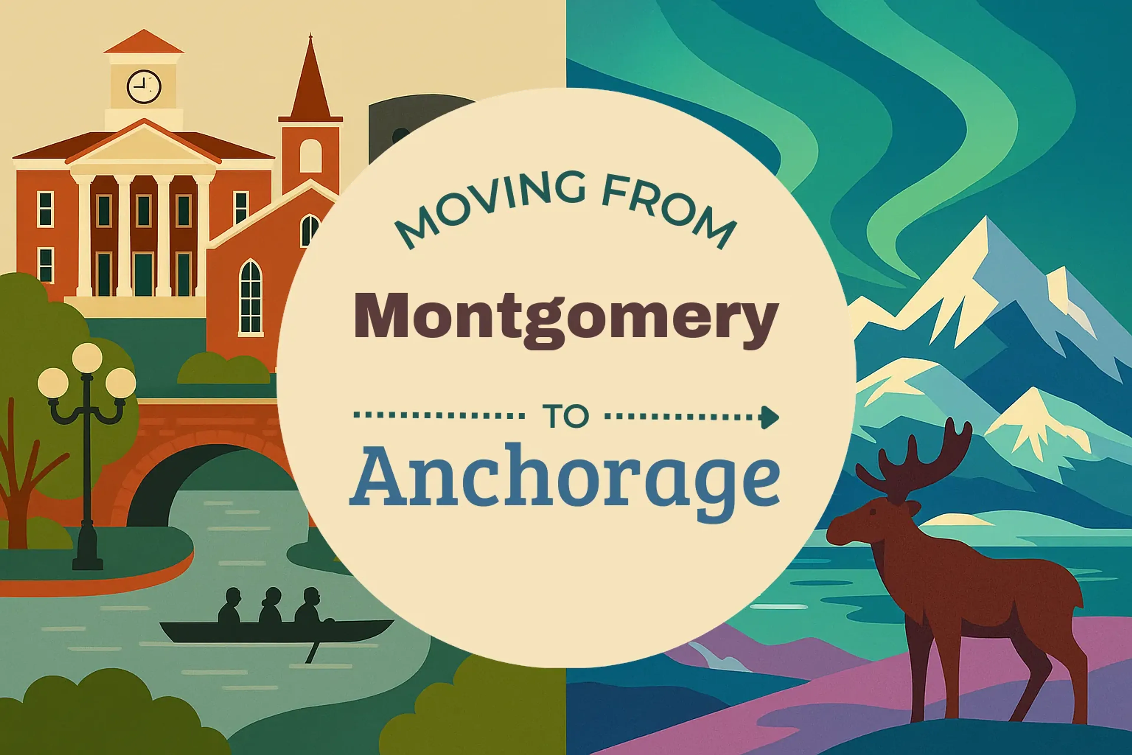 Side-by-side comparison of Montgomery to Anchorage moving companies