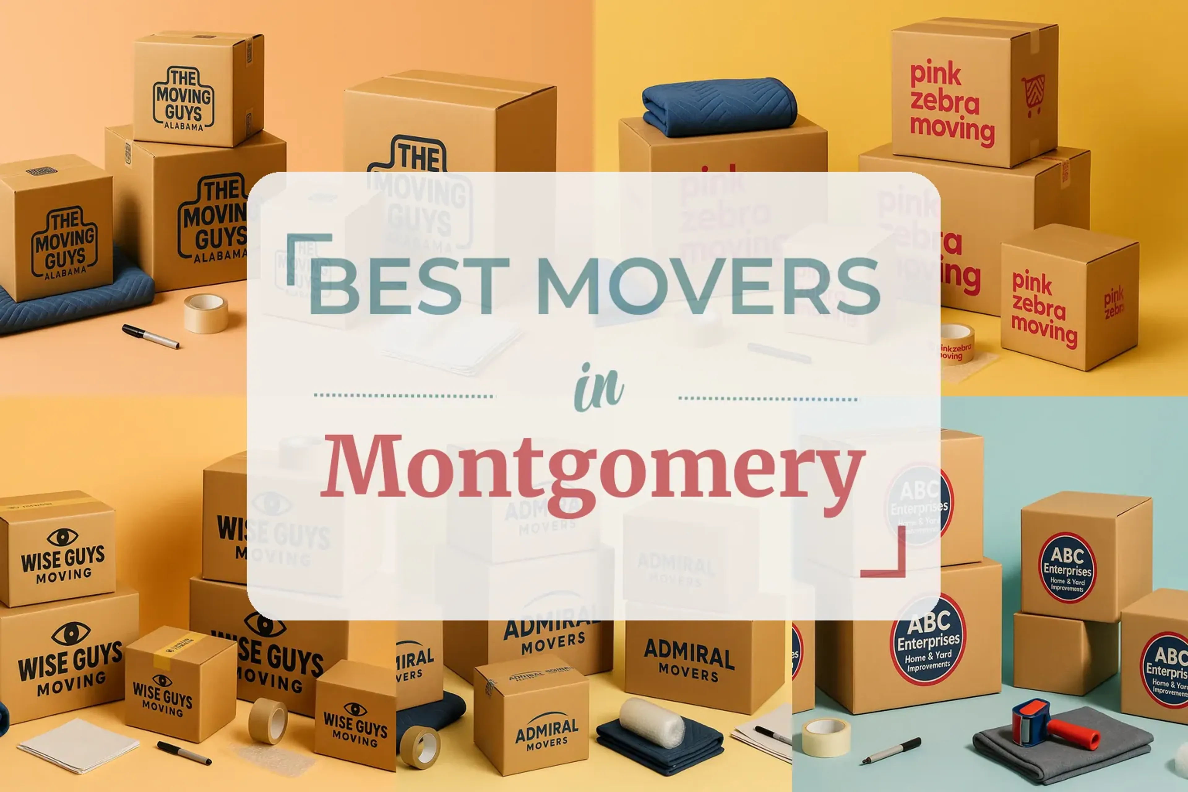 Side-by-side comparison of Montgomery moving companies