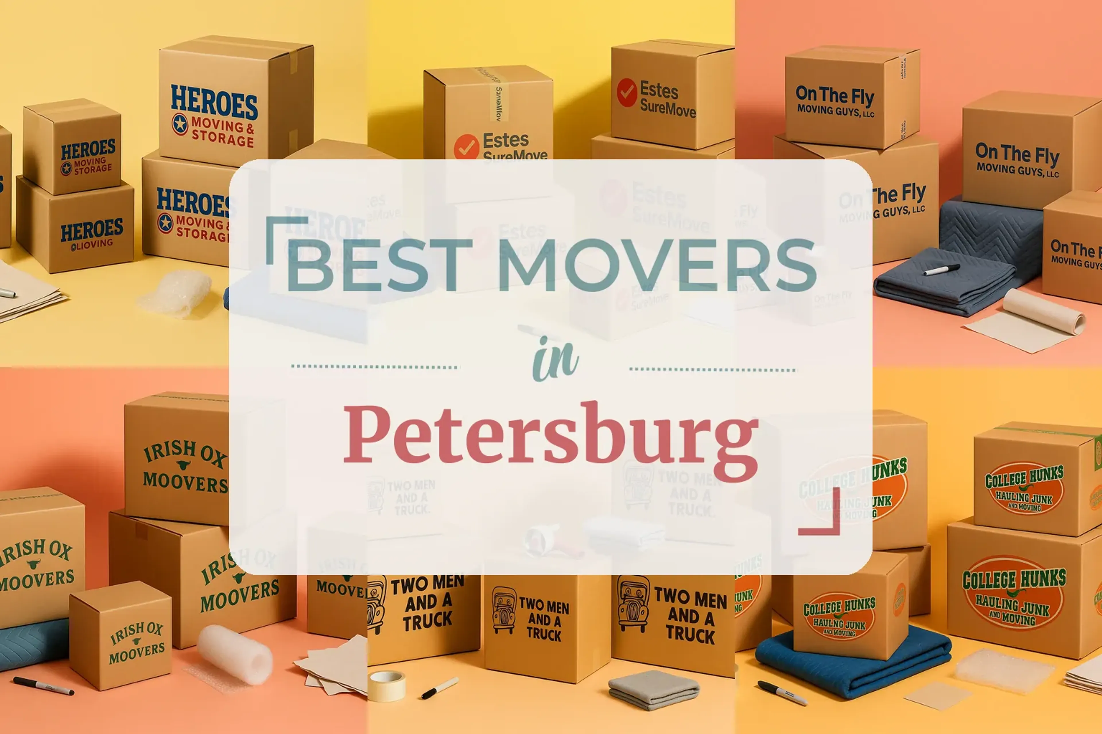 Side-by-side comparison of Petersburg moving companies