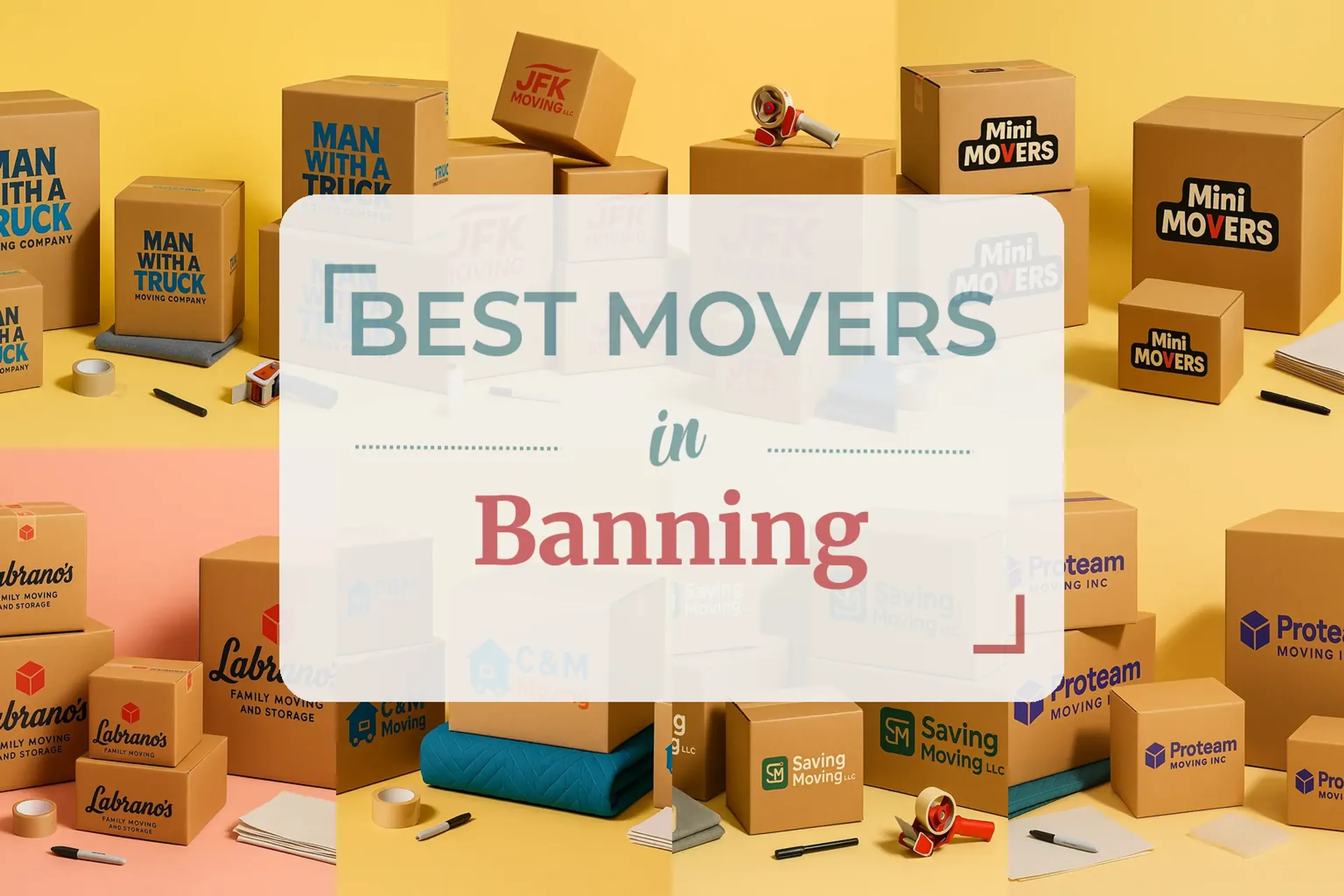Side-by-side comparison of Banning moving companies