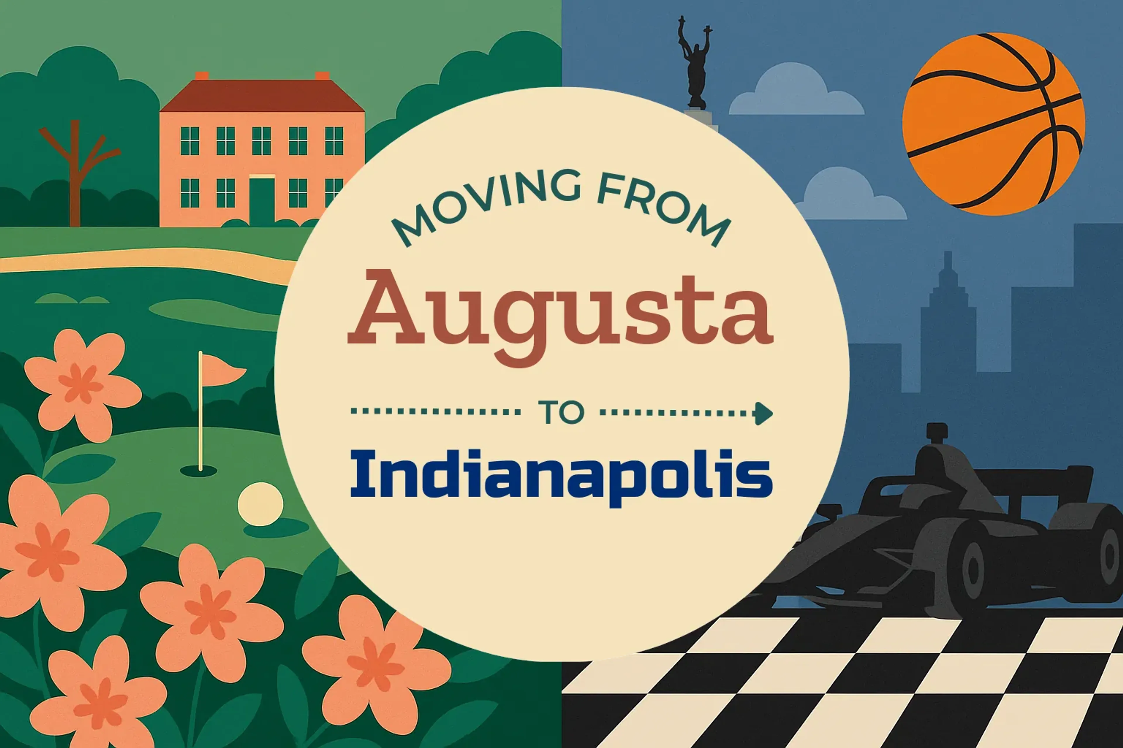 Side-by-side comparison of Augusta to Indianapolis moving companies