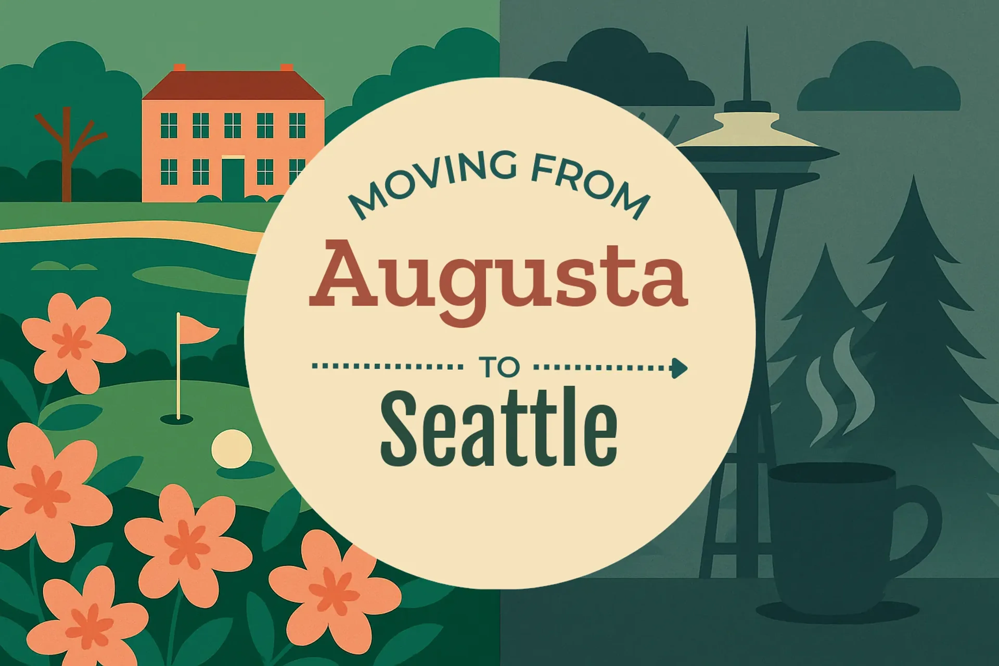 Side-by-side comparison of Augusta to Seattle moving companies