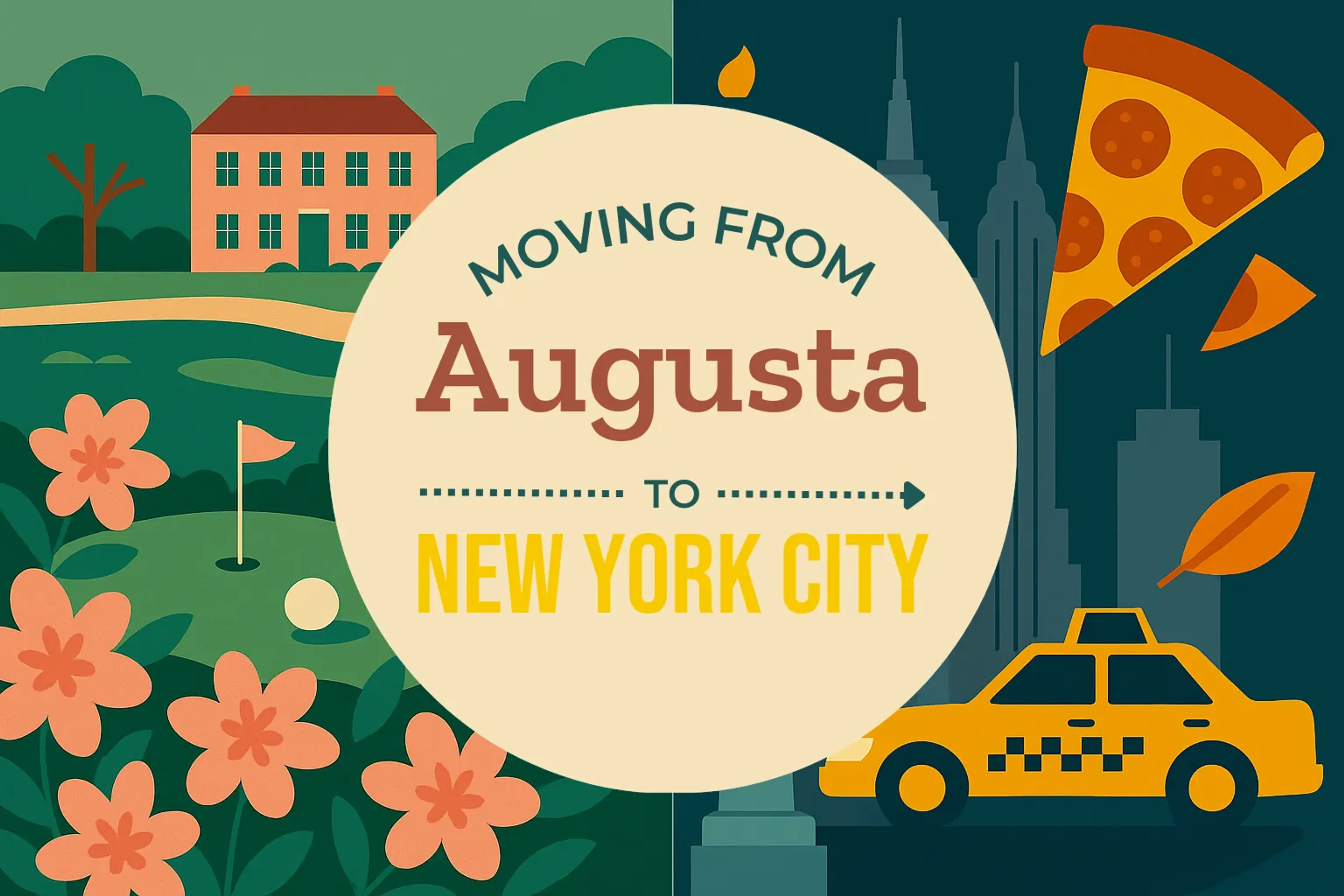 Side-by-side comparison of Augusta to New York City moving companies