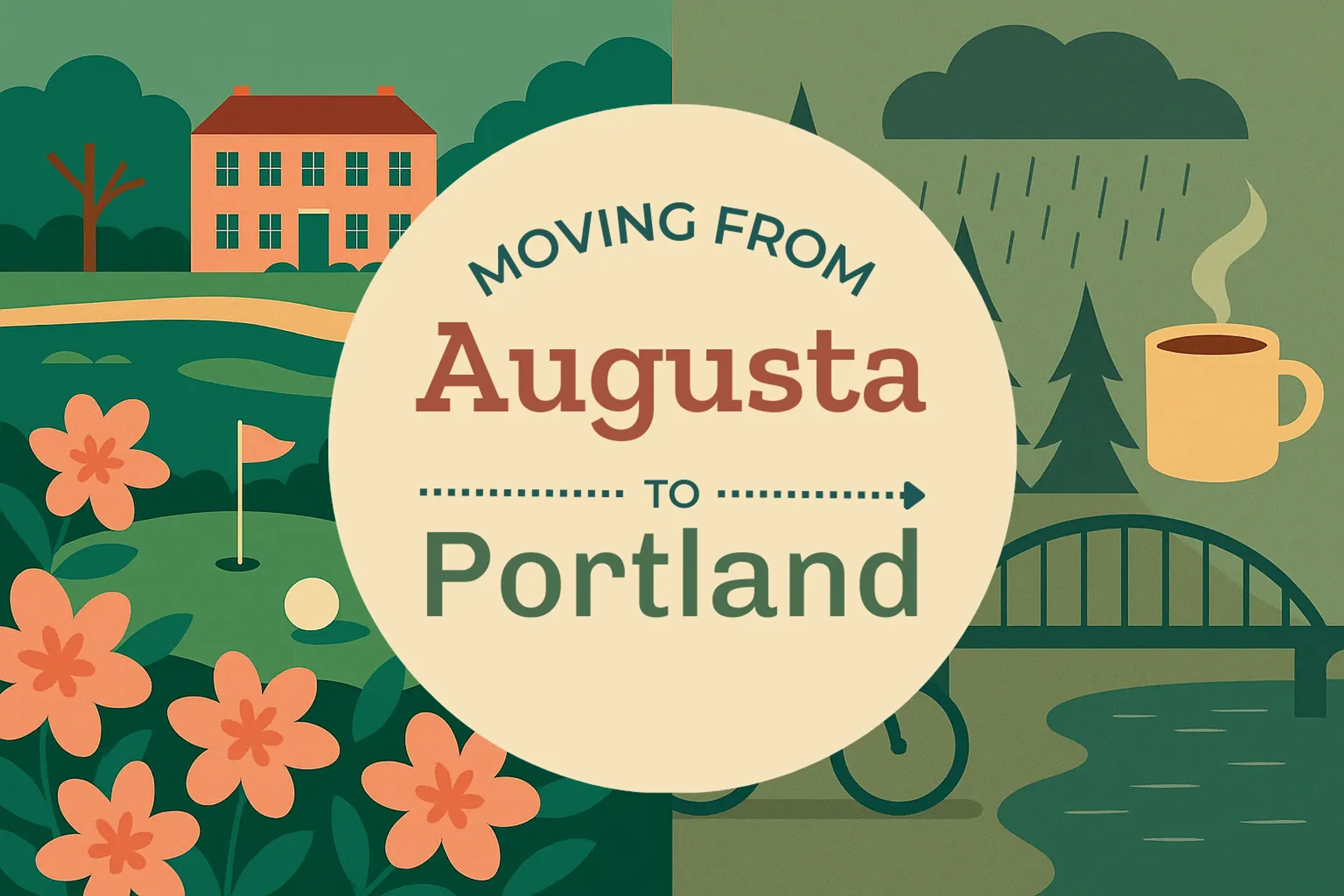 Side-by-side comparison of Augusta to Portland moving companies