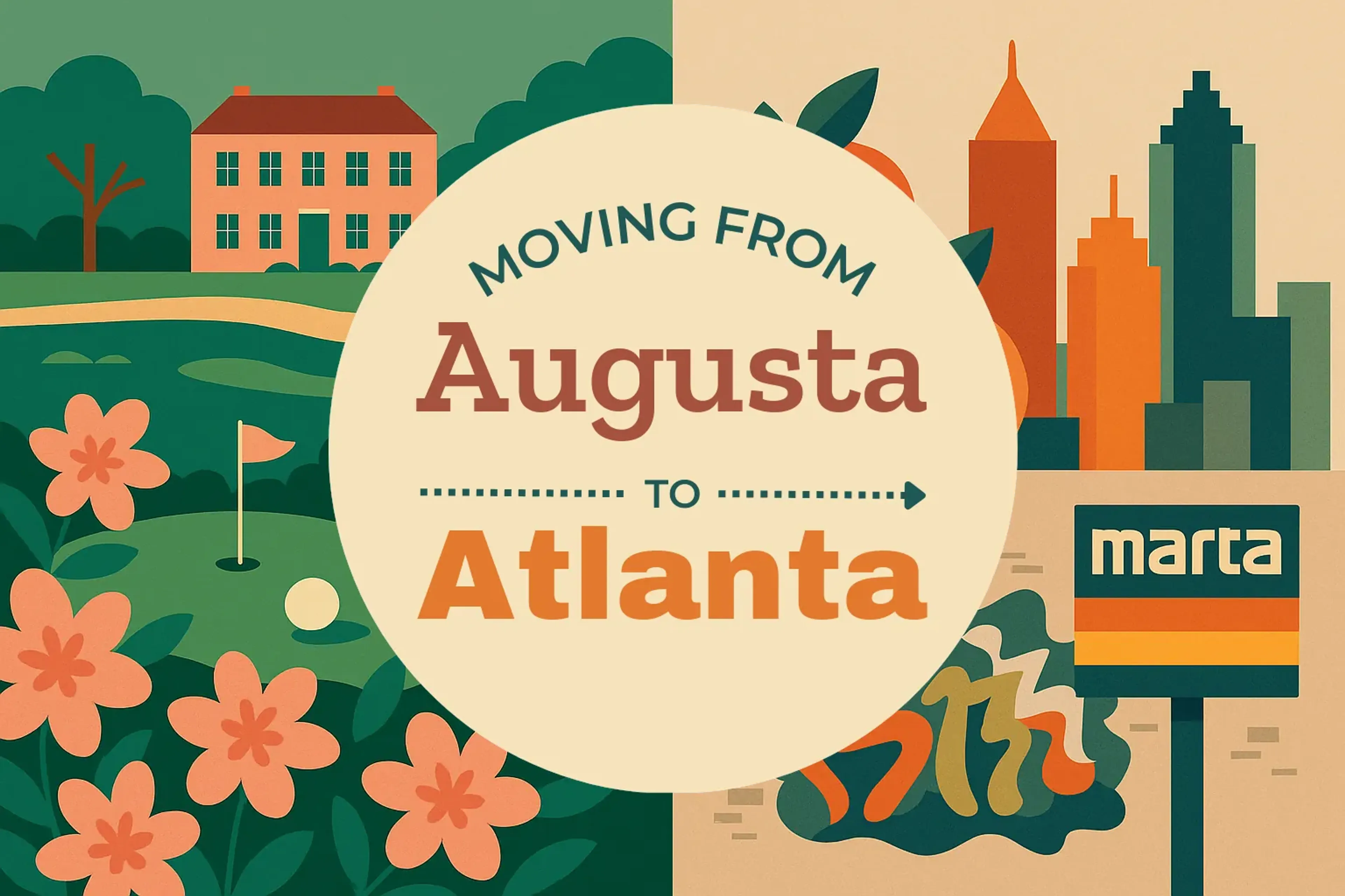 Side-by-side comparison of Augusta to Atlanta moving companies