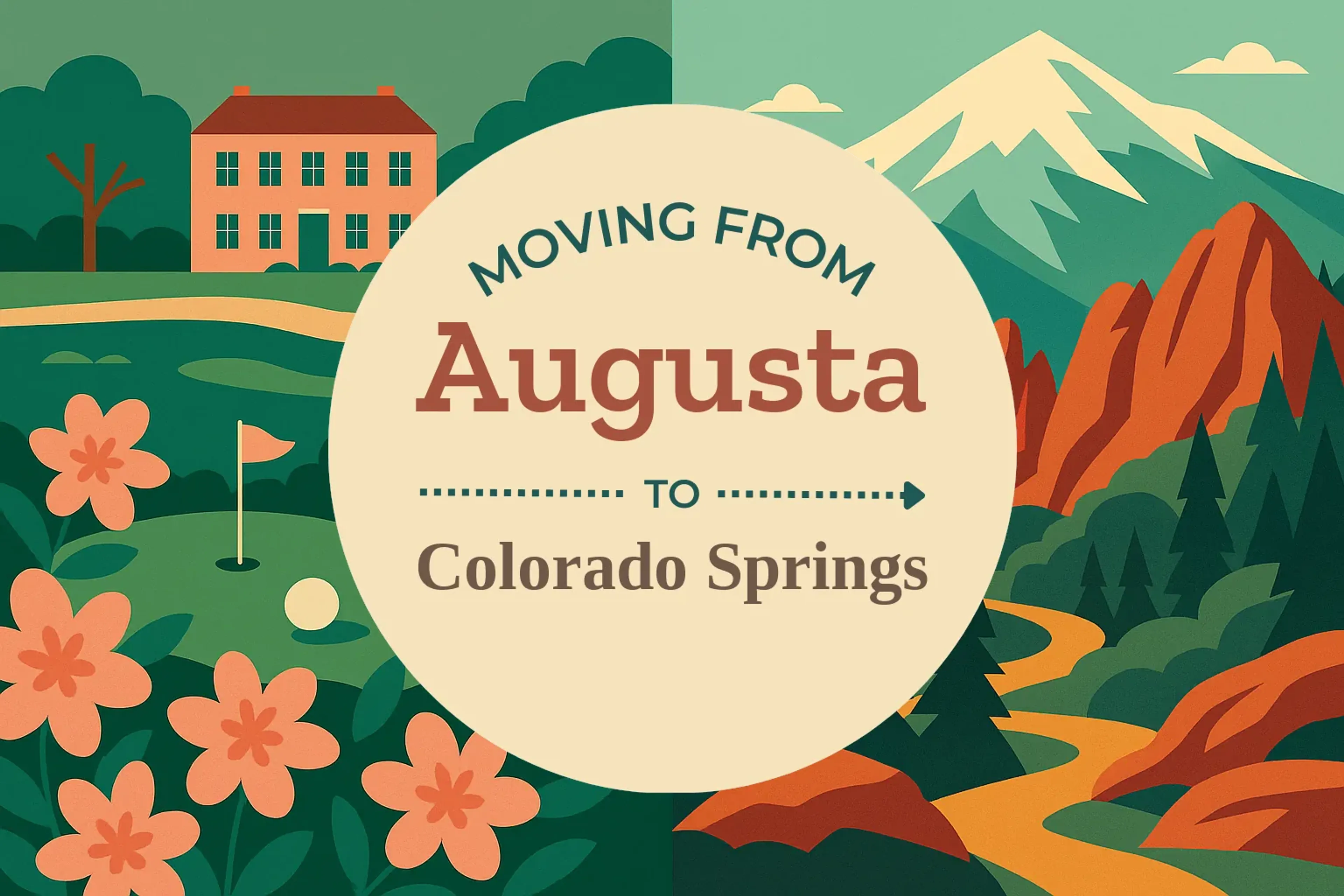 Side-by-side comparison of Augusta to Colorado Springs moving companies