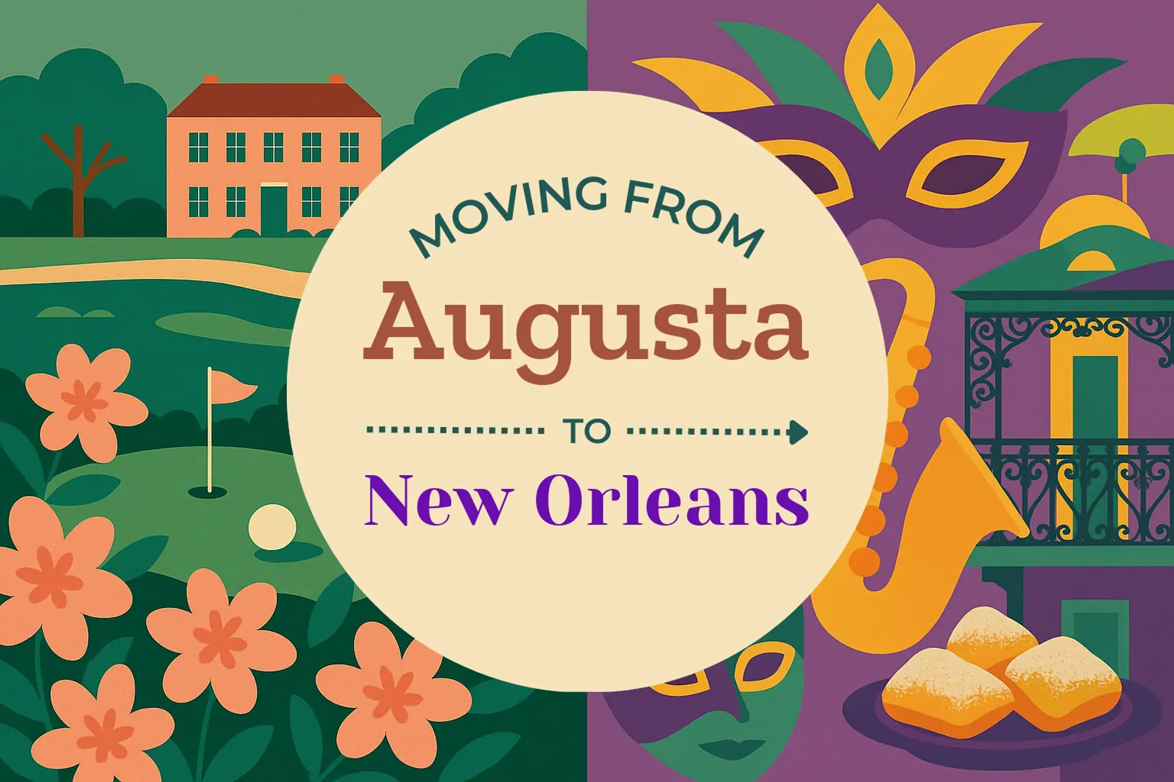 Side-by-side comparison of Augusta to New Orleans moving companies
