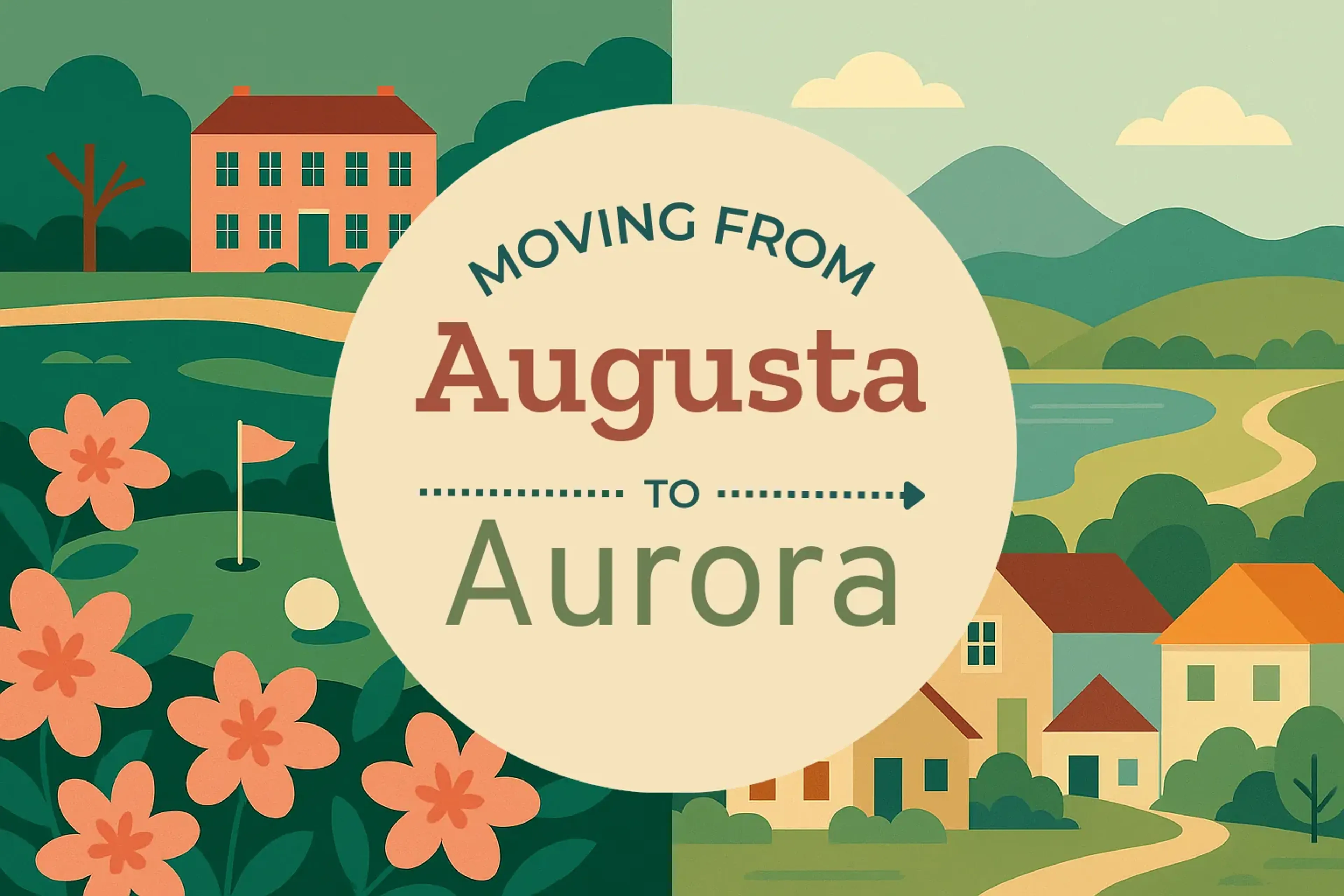 Side-by-side comparison of Augusta to Aurora moving companies