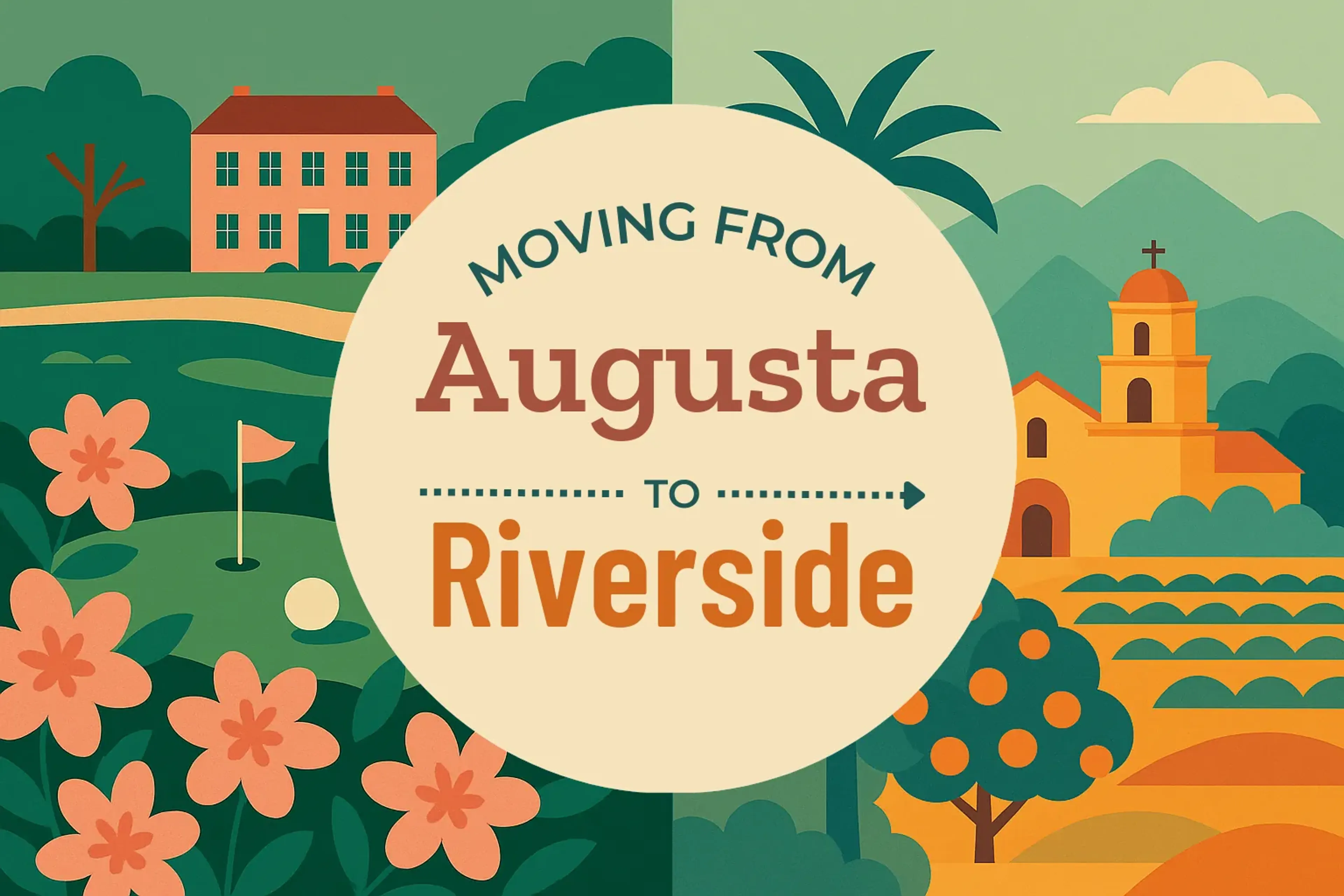 Side-by-side comparison of Augusta to Riverside moving companies