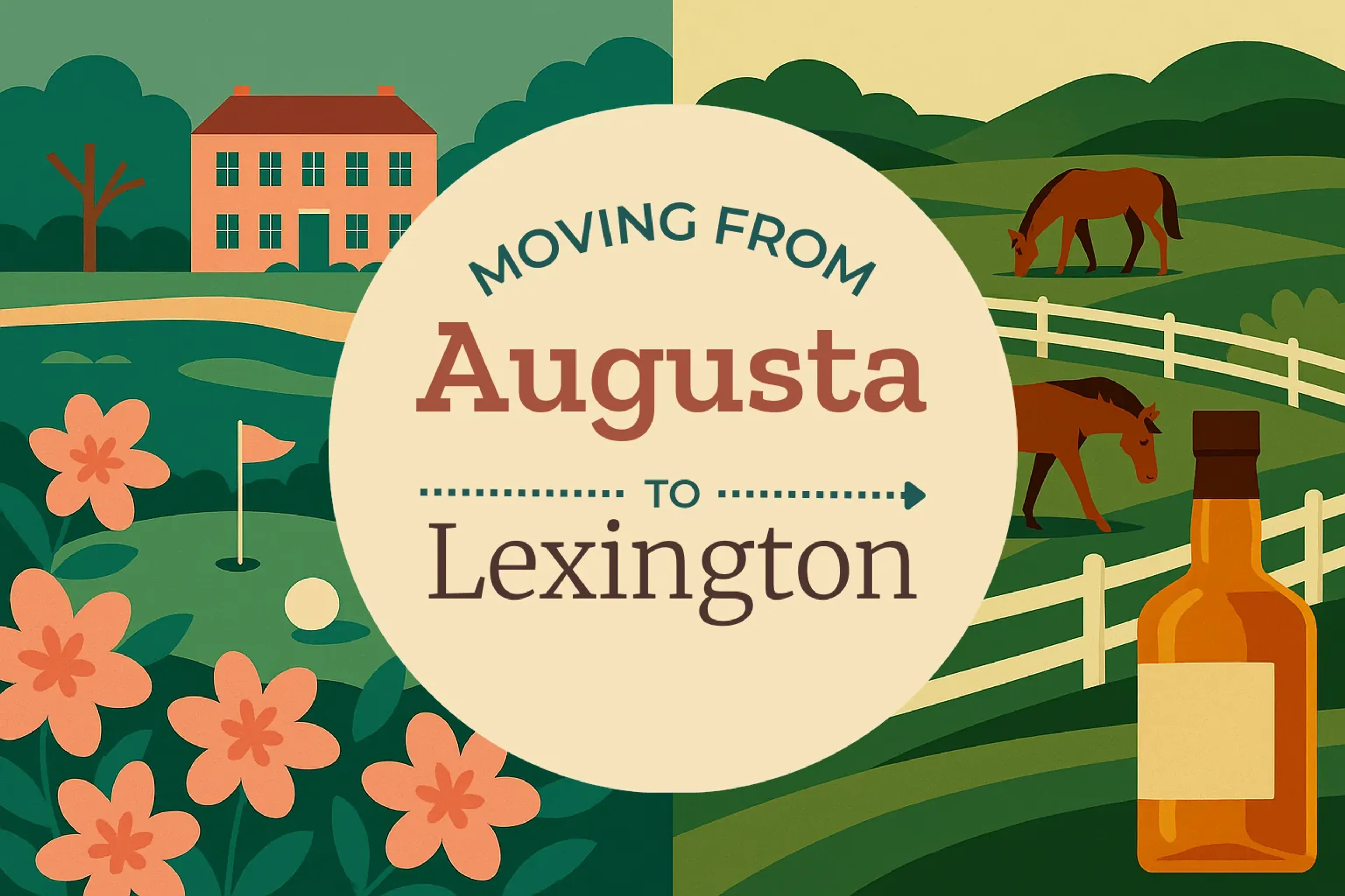 Side-by-side comparison of Augusta to Lexington moving companies