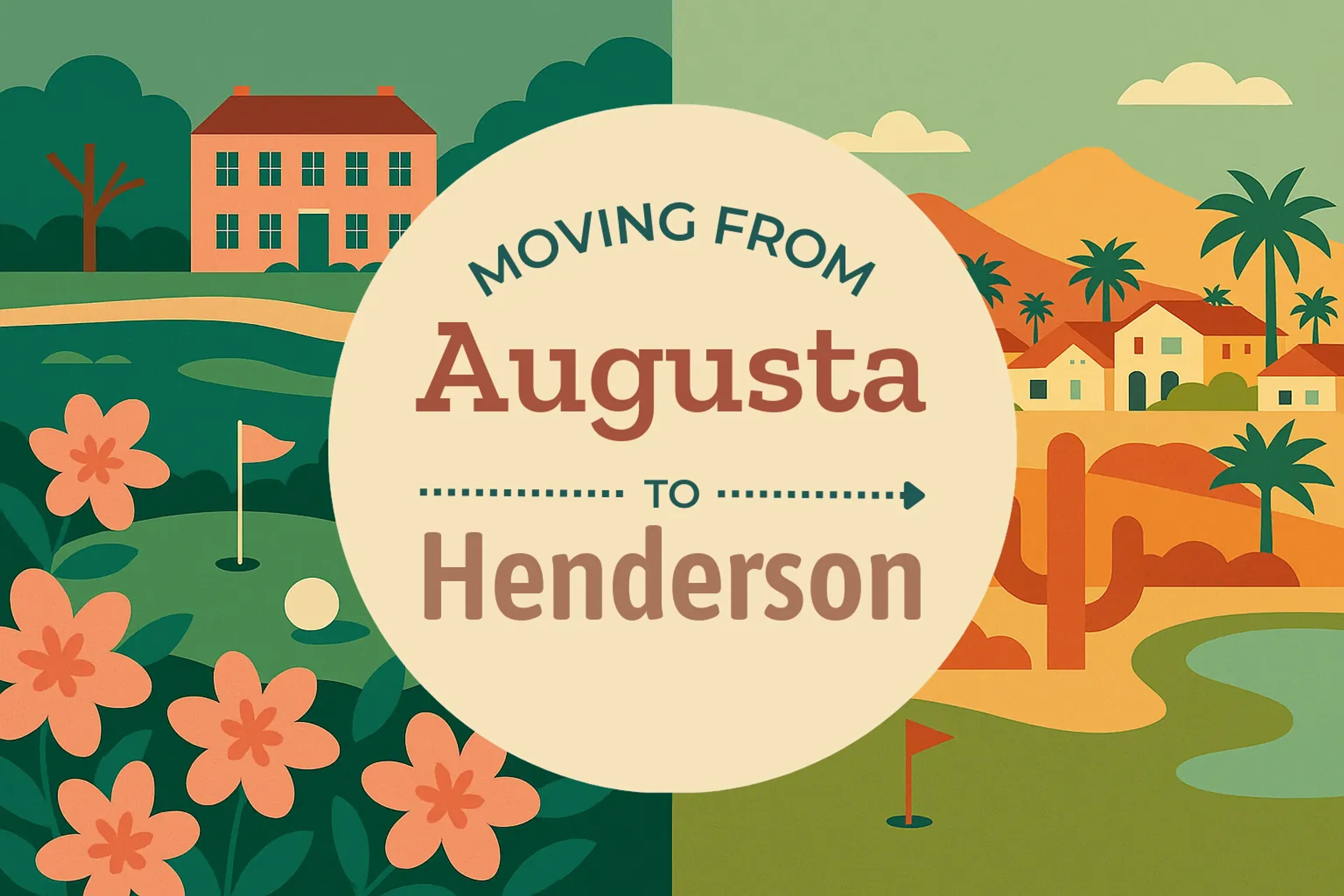 Side-by-side comparison of Augusta to Henderson moving companies