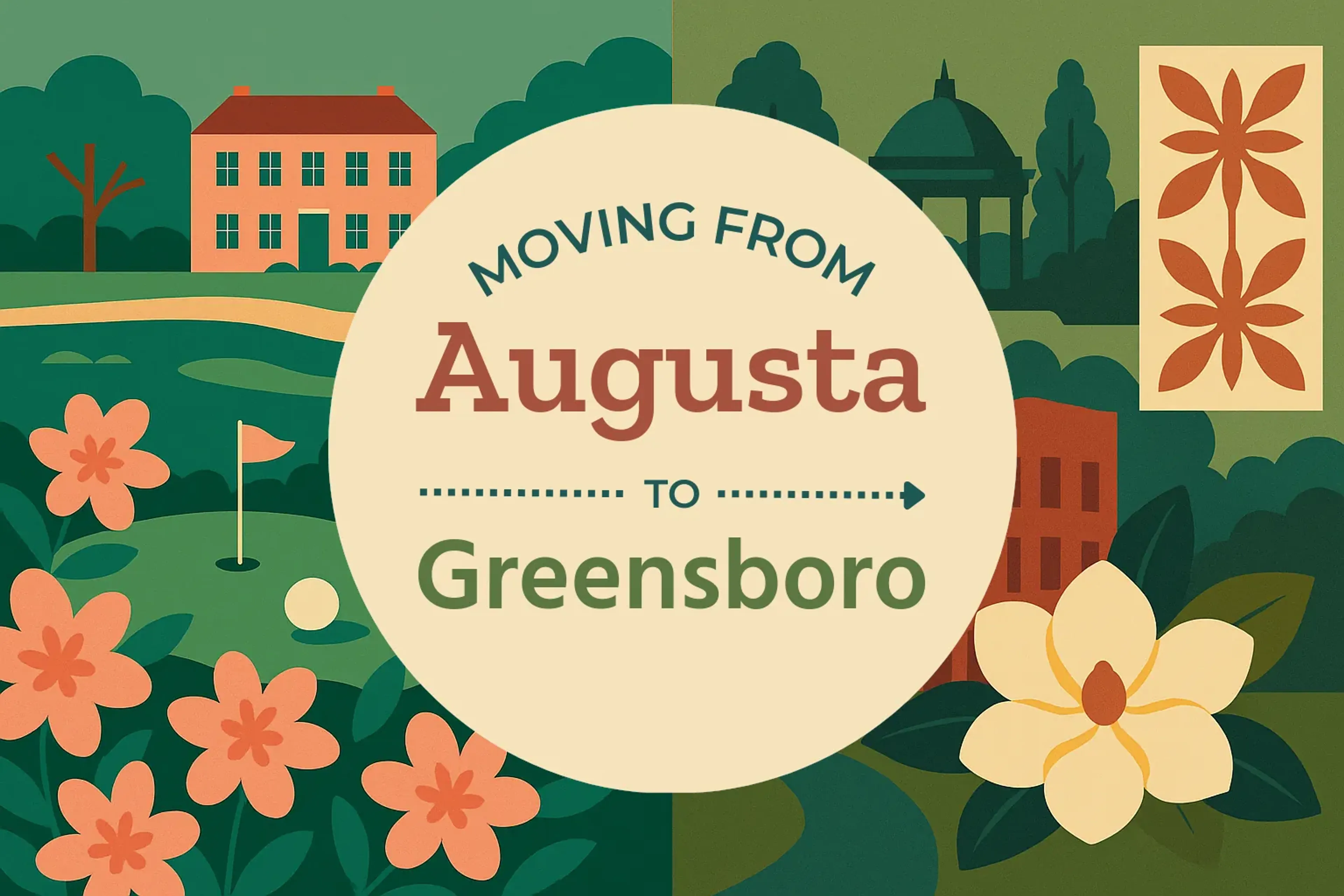 Side-by-side comparison of Augusta to Greensboro moving companies
