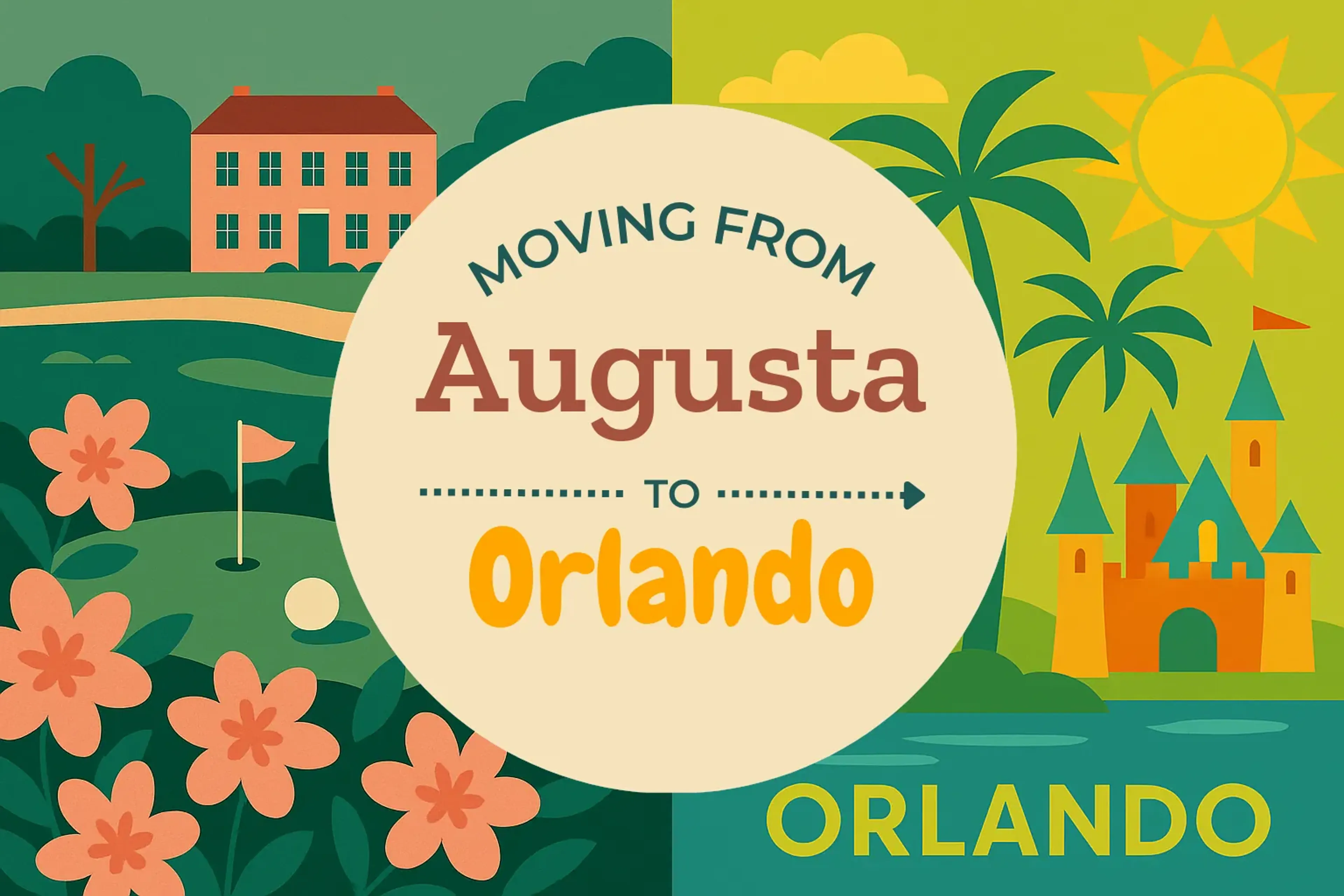 Side-by-side comparison of Augusta to Orlando moving companies