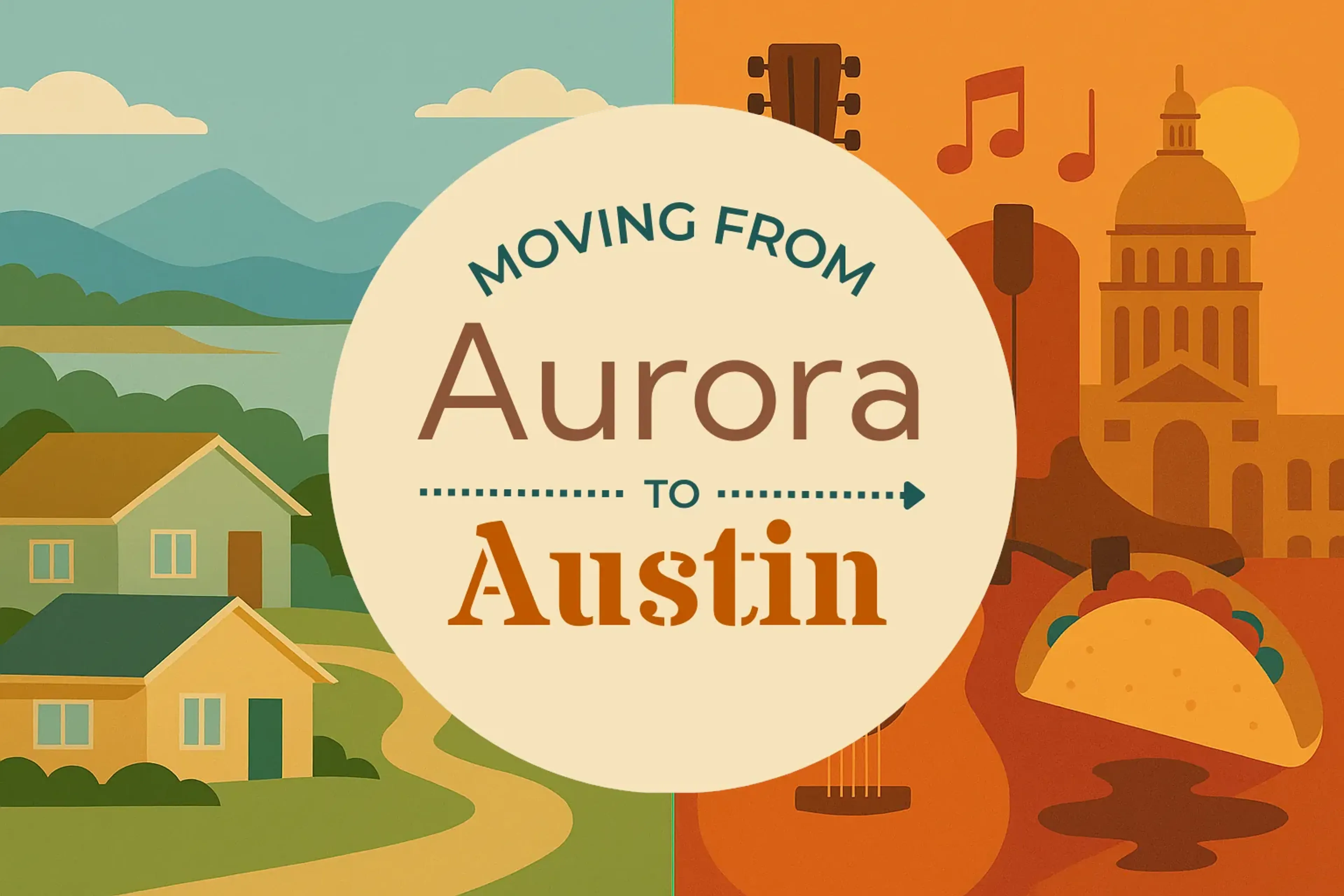 Side-by-side comparison of Aurora to Austin moving companies