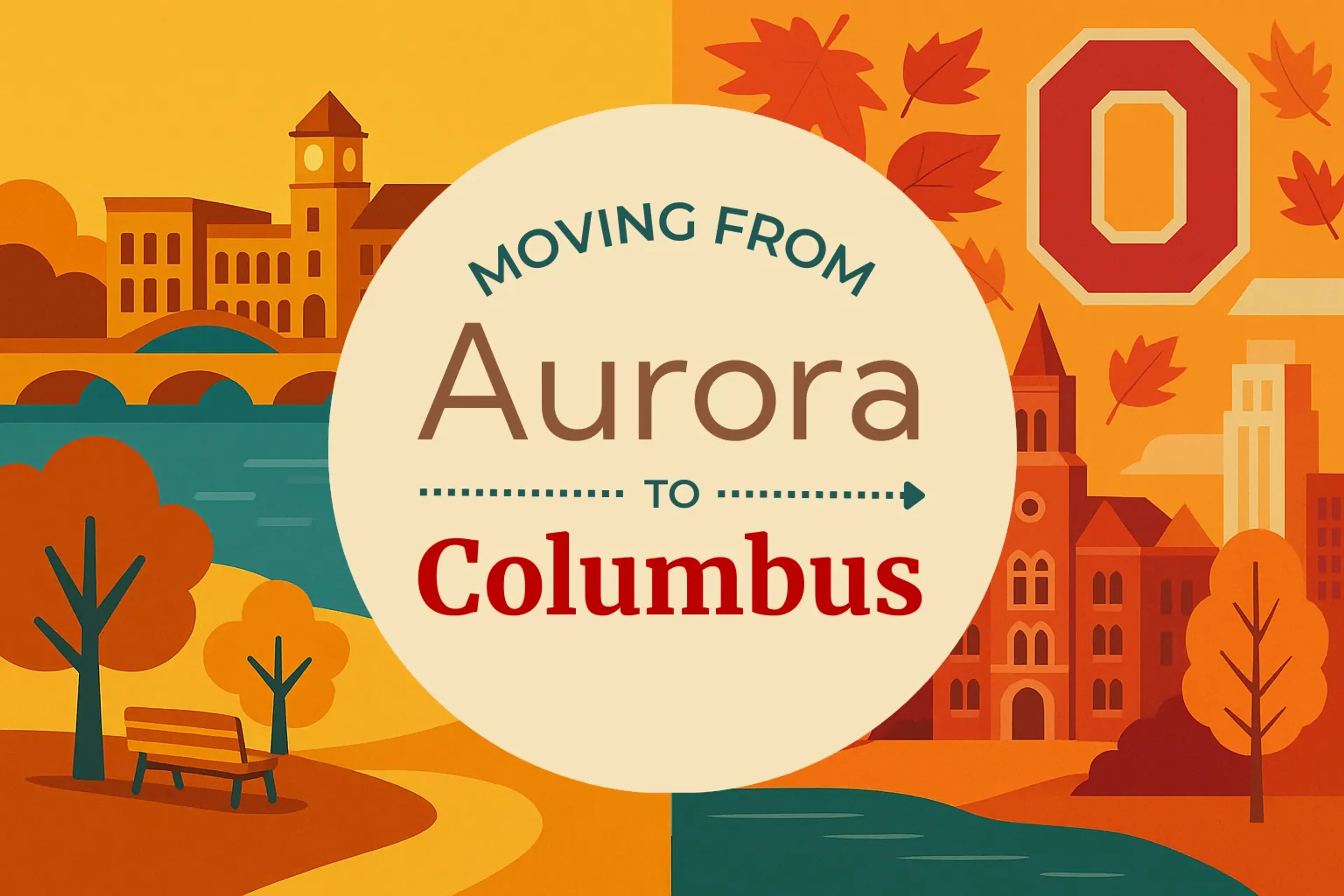Side-by-side comparison of Aurora to Columbus moving companies