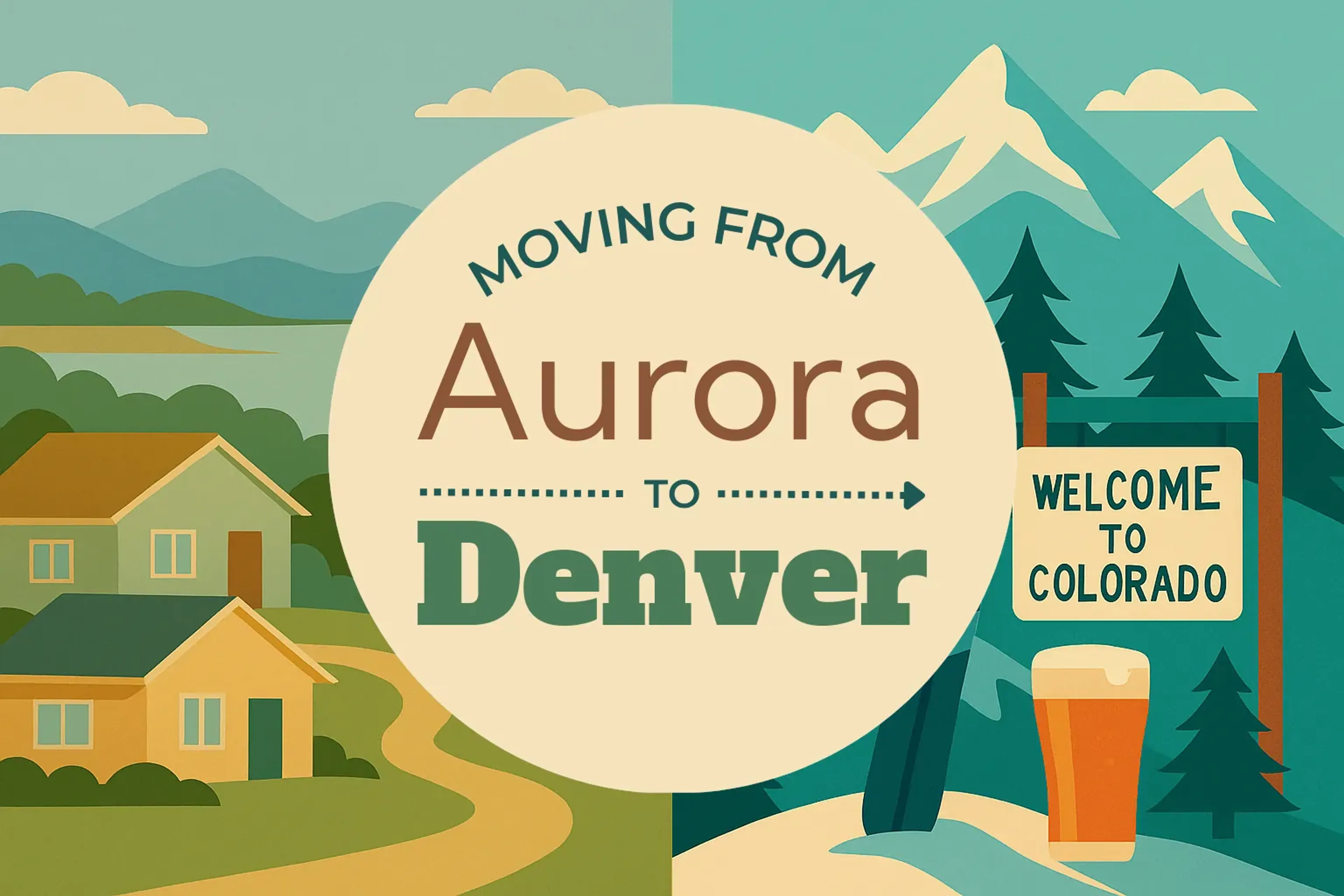 Side-by-side comparison of Aurora to Denver moving companies