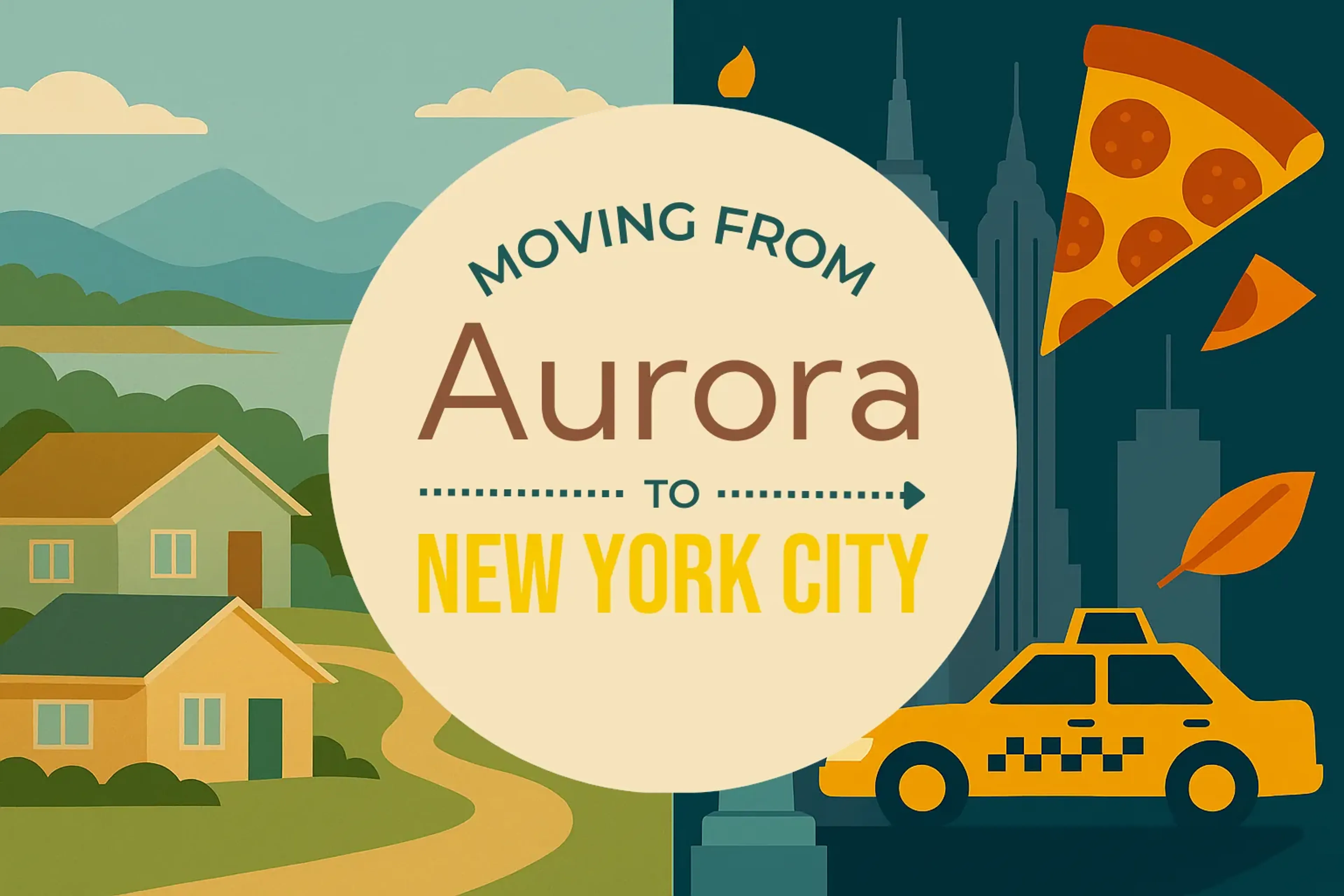 Side-by-side comparison of Aurora to New York City moving companies