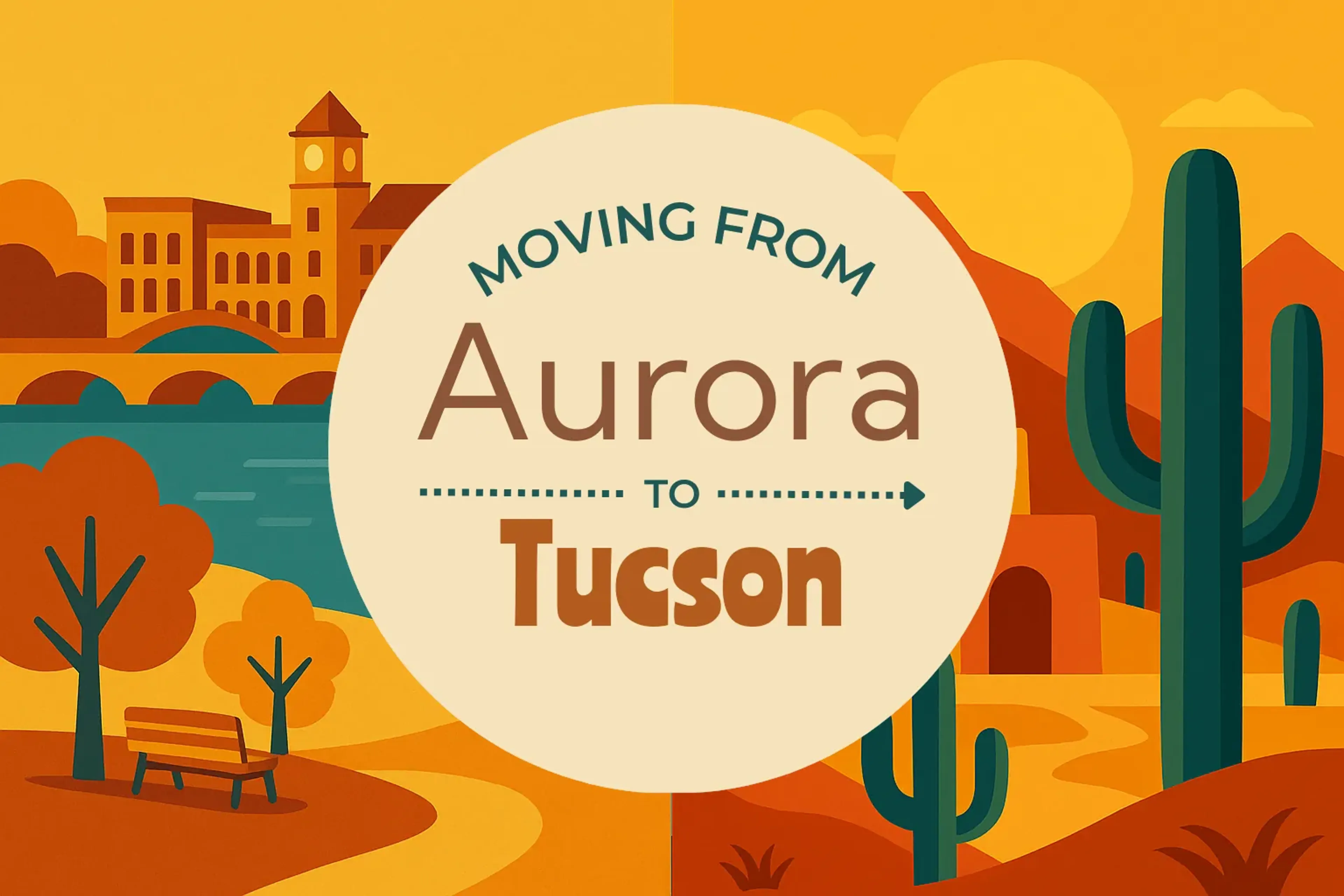 Side-by-side comparison of Aurora to Tucson moving companies