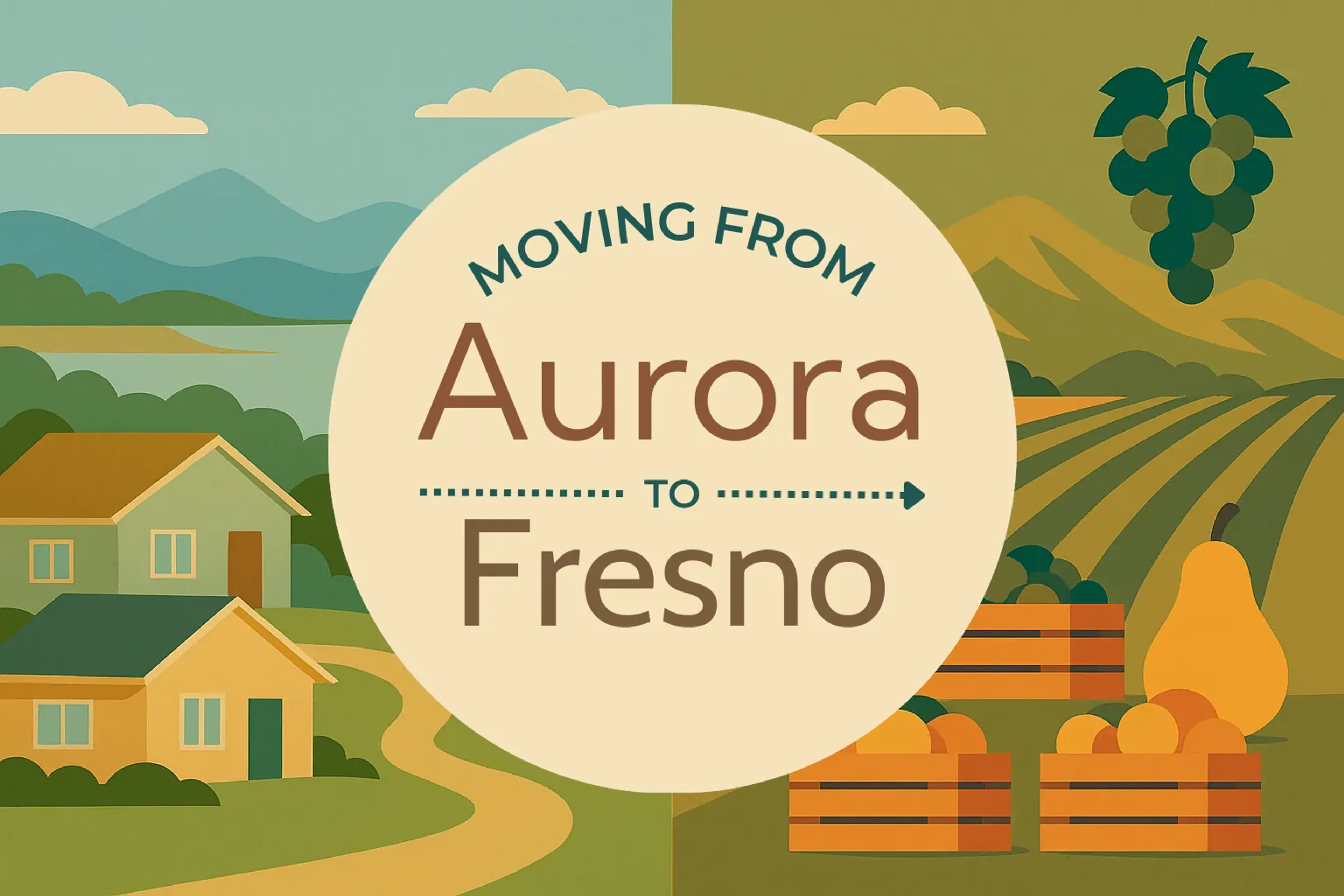 Side-by-side comparison of Aurora to Fresno moving companies