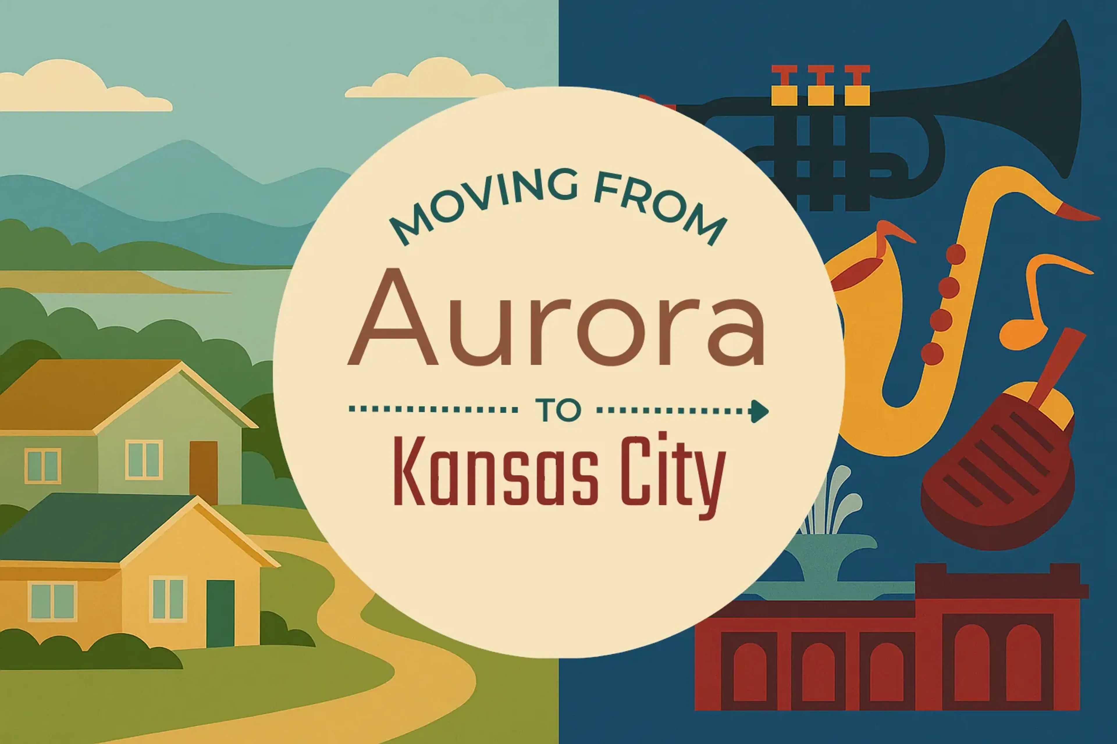 Side-by-side comparison of Aurora to Kansas City moving companies
