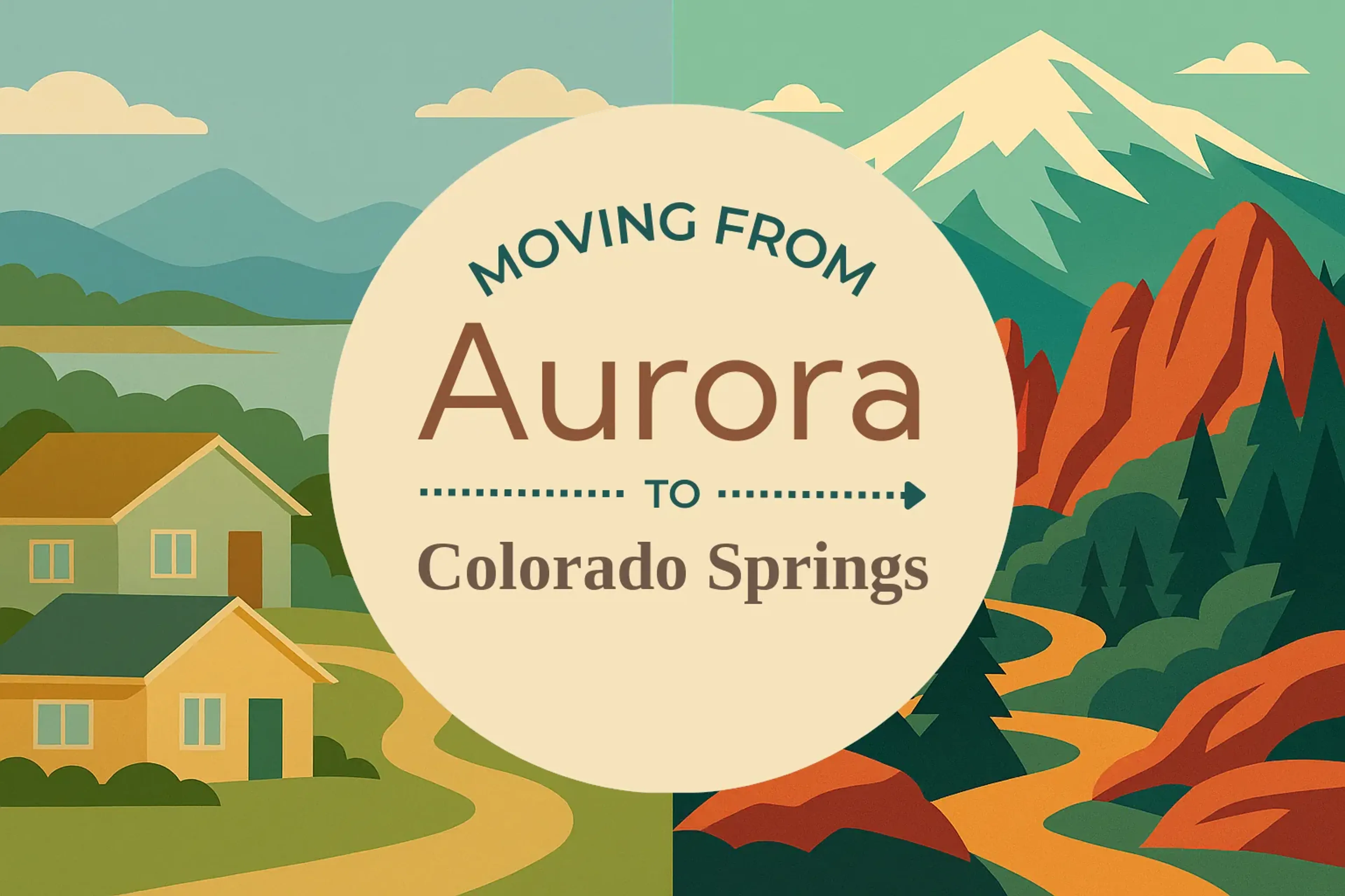 Side-by-side comparison of Aurora to Colorado Springs moving companies