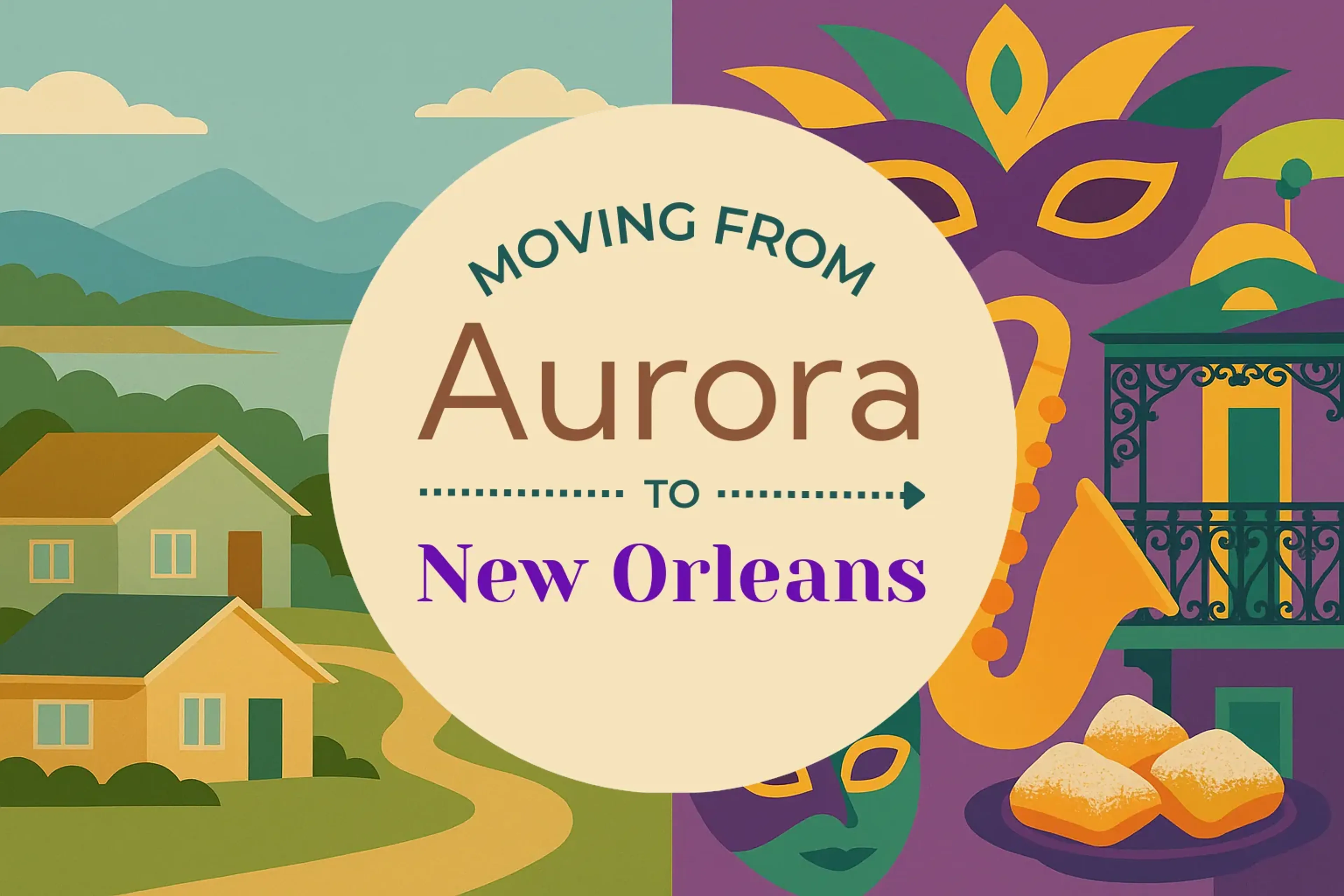 Side-by-side comparison of Aurora to New Orleans moving companies
