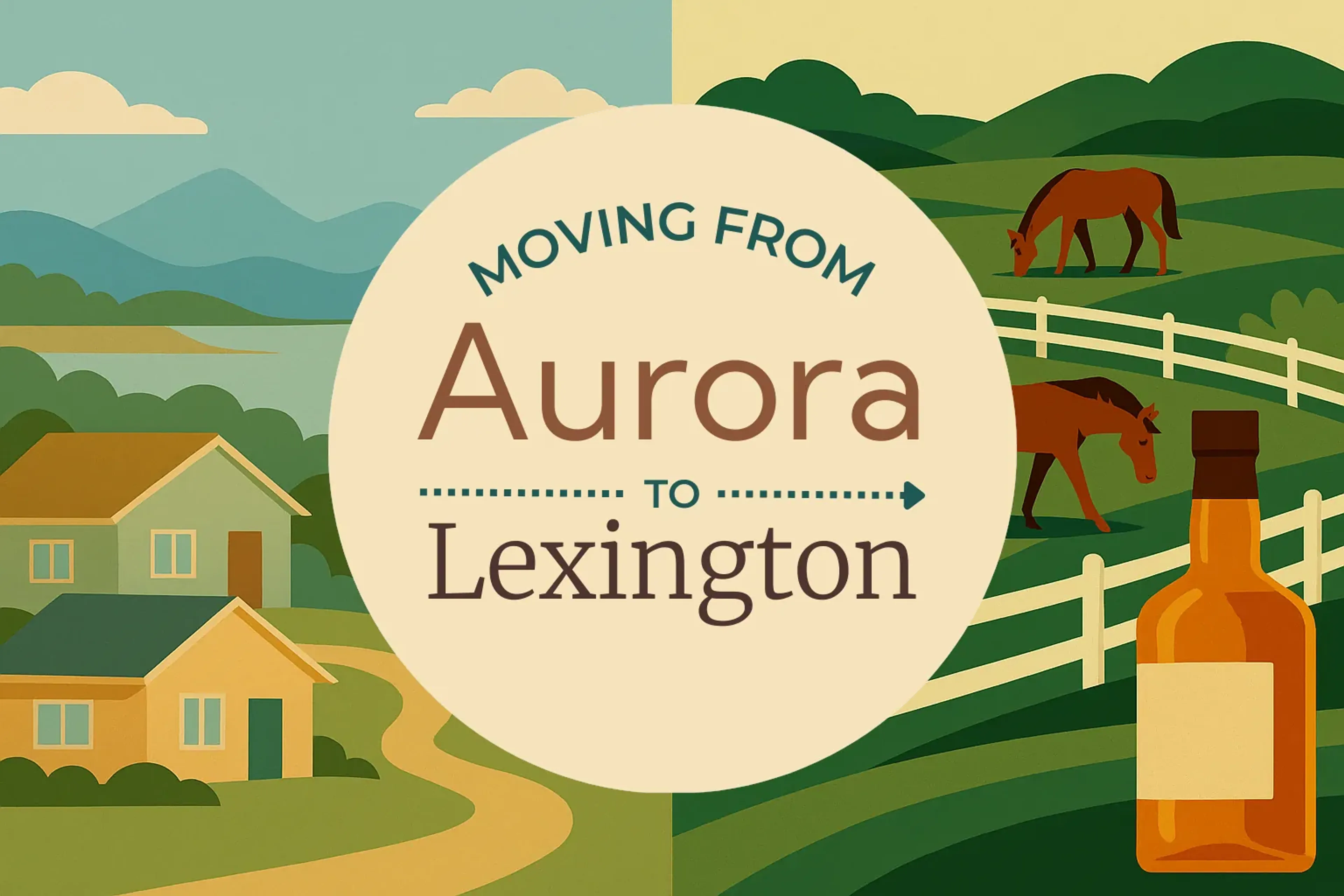 Side-by-side comparison of Aurora to Lexington moving companies