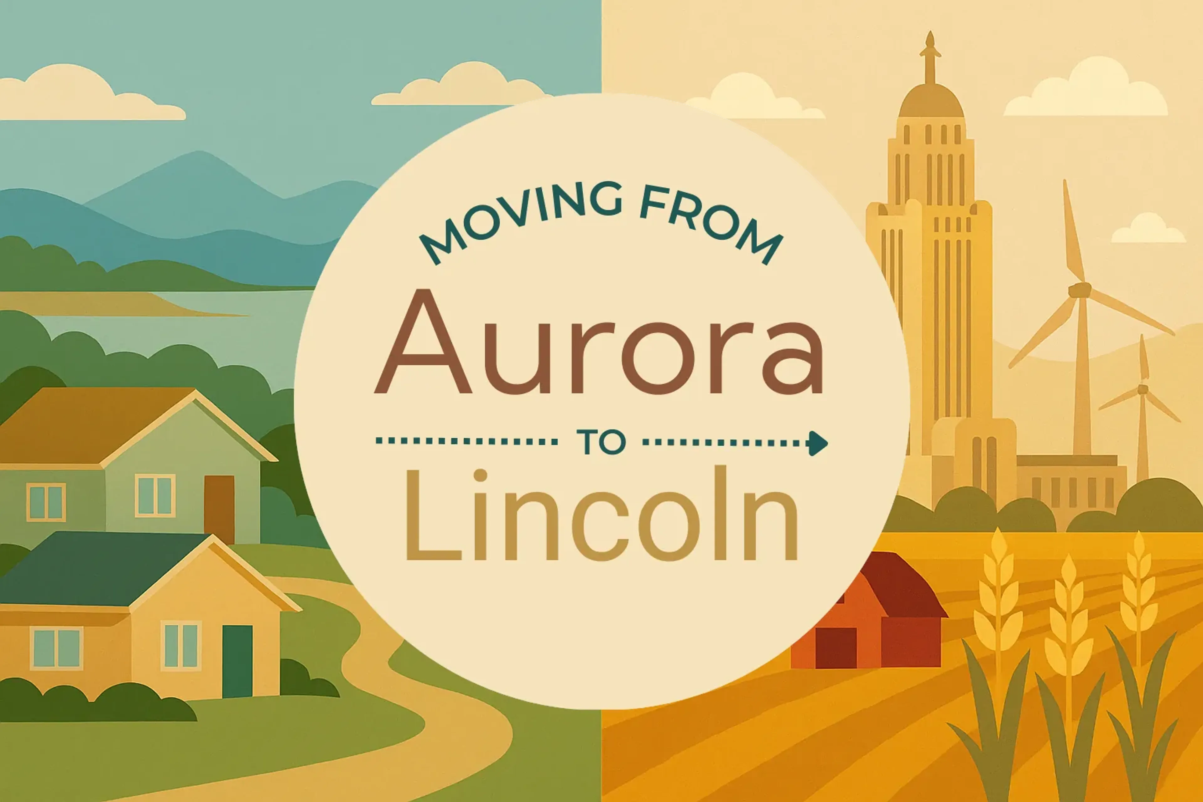 Side-by-side comparison of Aurora to Lincoln moving companies