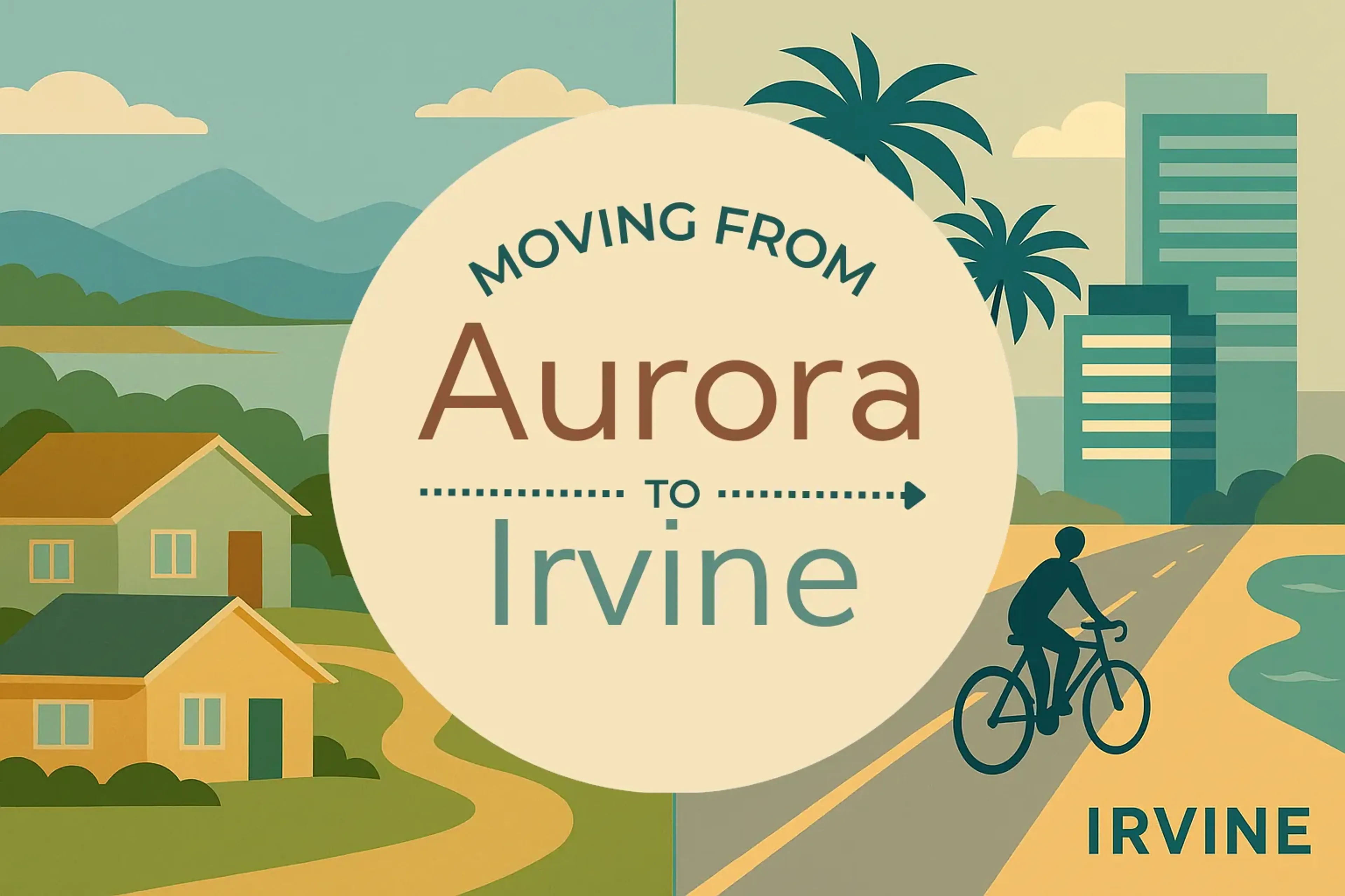 Side-by-side comparison of Aurora to Irvine moving companies