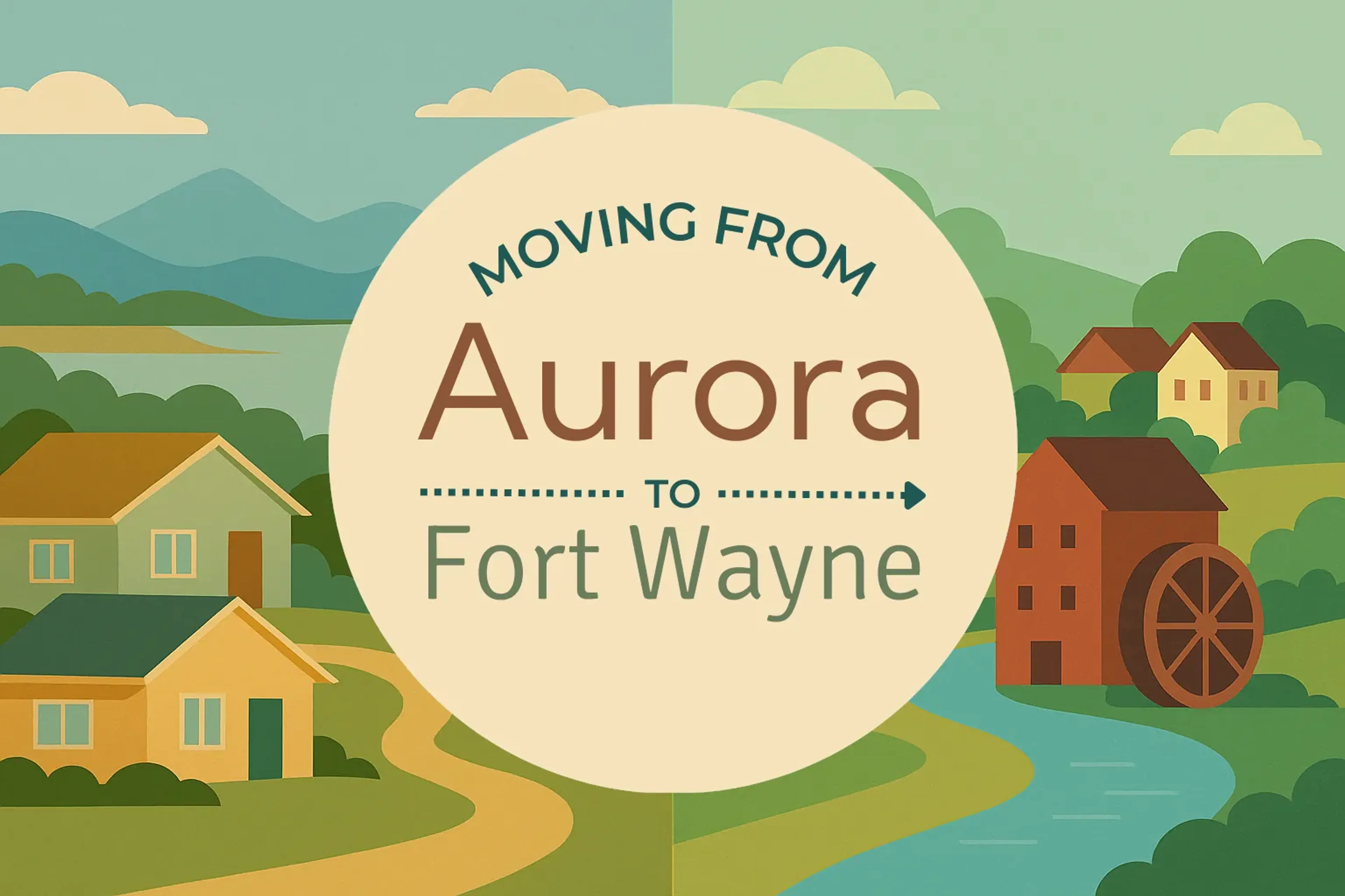 Side-by-side comparison of Aurora to Fort Wayne moving companies