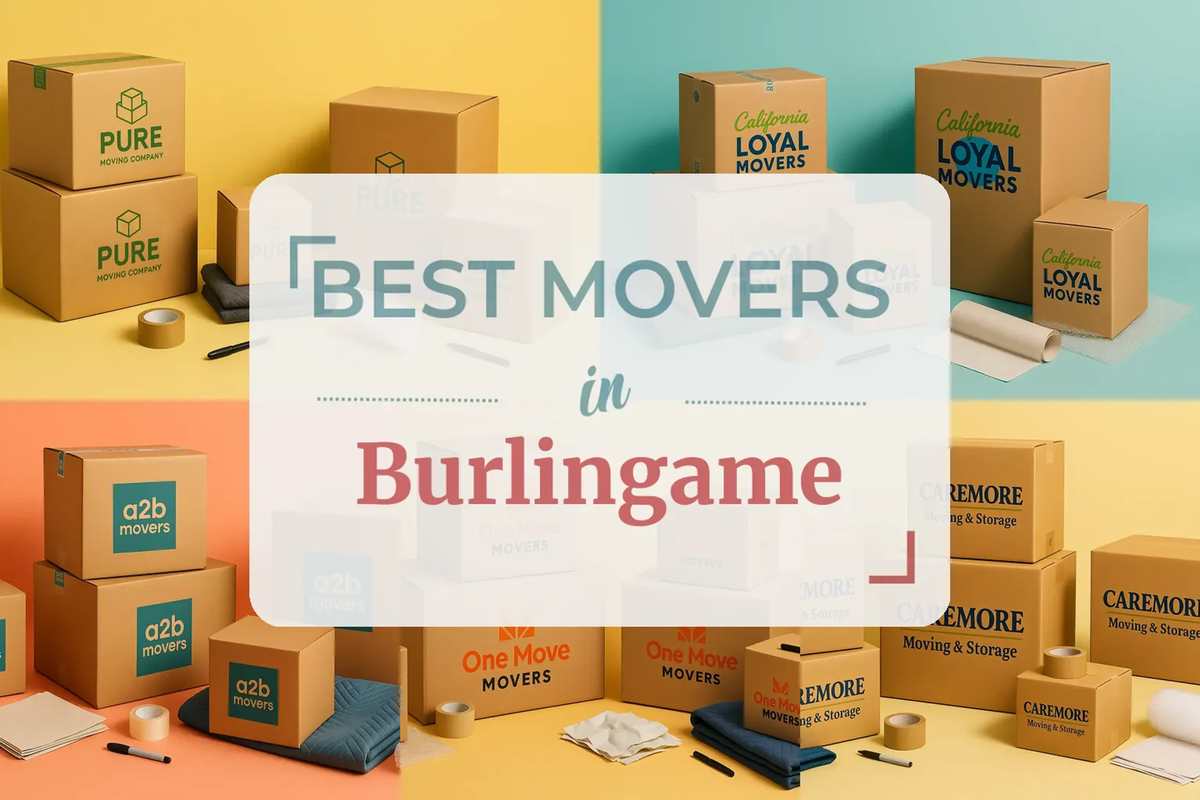 Side-by-side comparison of Burlingame moving companies