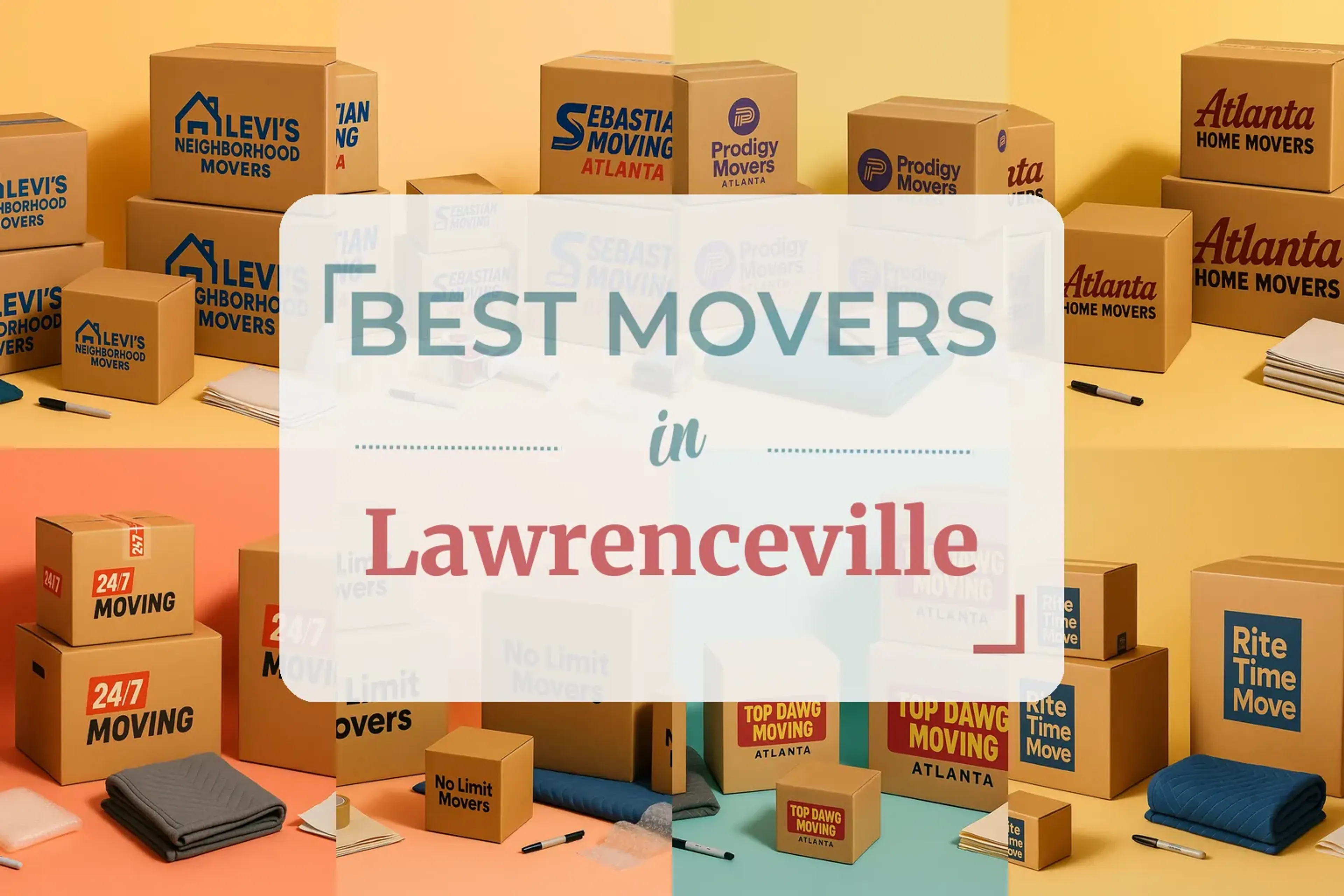 Side-by-side comparison of Lawrenceville moving companies